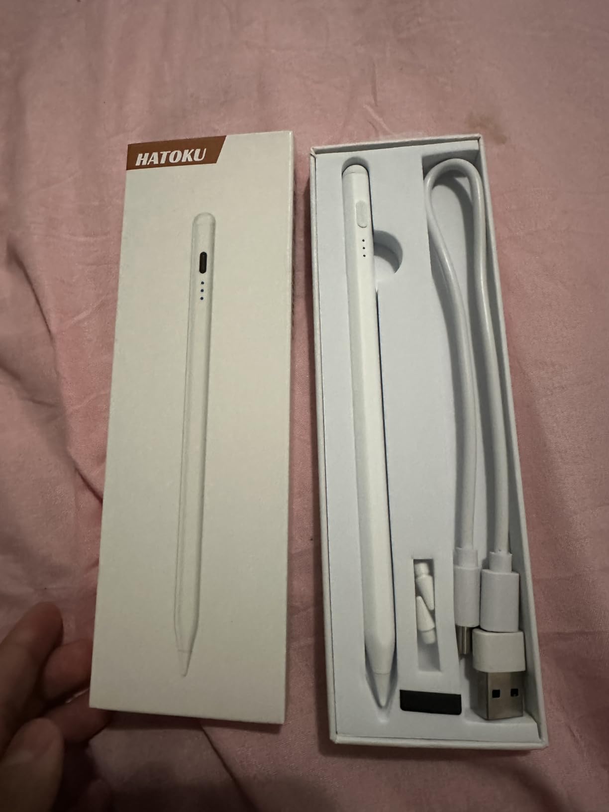 HATOKU Stylus Pen for iPad 2018-2026, 15Min Fast Charge iPad Pencil with High Precision, Tilt Sensitivity, Palm Rejection, Magnetic for Note-Taking Drawing on Apple iPad 6-11/Air/Pro/Mini - No Pairing customer photo 2