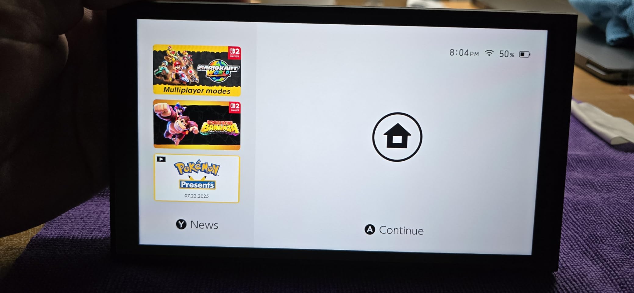 amFilm Auto-Alignment OneTouch for Nintendo Switch 6.2
