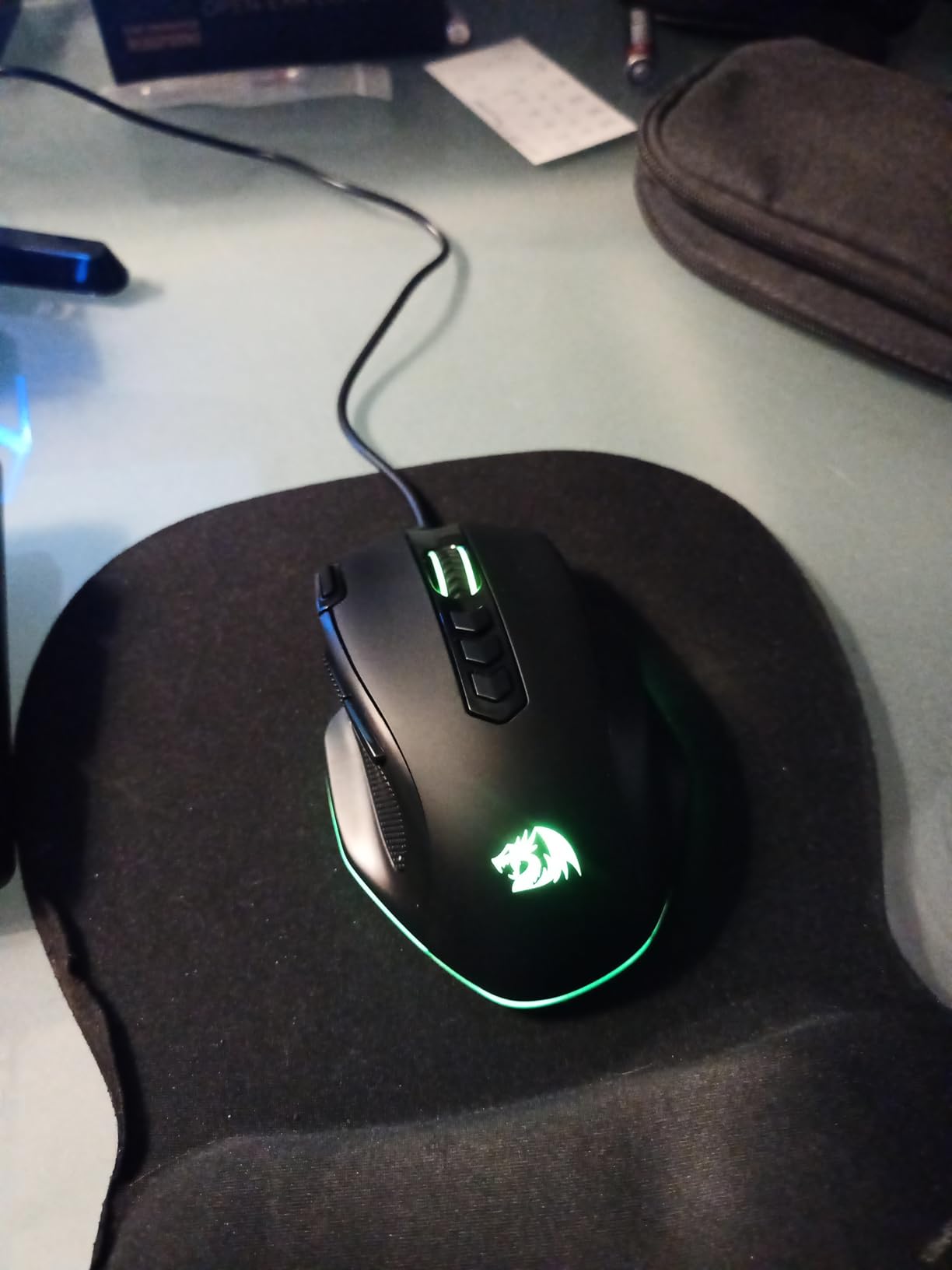 Redragon Gaming Mouse, Wired Gaming Mouse with RGB Backlit, 8000 DPI Adjustable, Mouse with 9 Programmable Macro Buttons & Fire Button, Software Supports DIY Keybinds, M910-K - Customer Photo 2