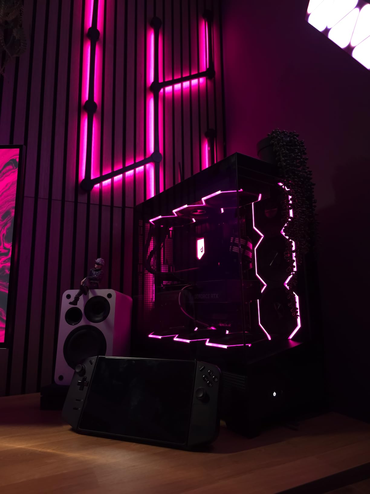 ASUS Prime AP201 33-liter Micro ATX Black PC case with tool-free side panels and a quasi-filter mesh, with support for 360 mm coolers, graphics cards up to 338 mm long, and standard ATX PSUs - Customer Photo 2