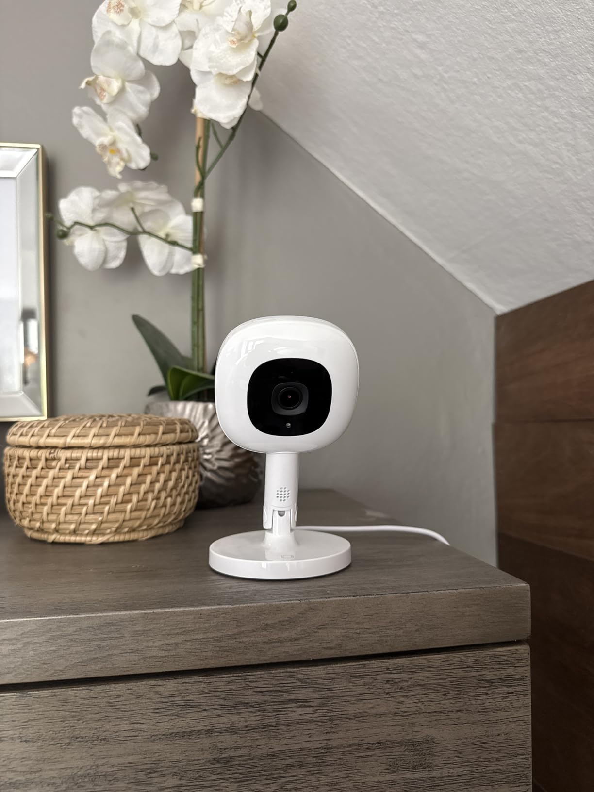 Nanit Pro Smart Baby Monitor & Flex Stand - 1080p Wi-Fi Video Camera, Sensor-Free Sleep & Breathing Motion Tracker, 2-Way Audio, Sound/Motion/Cry Notifications, Night Vision, and Breathing Band - Customer Photo 5