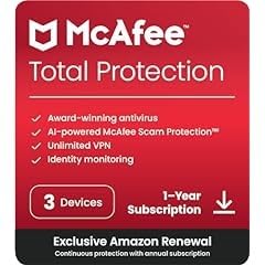 McAfee Total Protection 2026 Ready 3-Device | AntiVirus Software 2026 for PC, Secure VPN, Password Manager, Identity Monitoring | 1 Year Subscription Auto-Renewal - Customer Photo 2