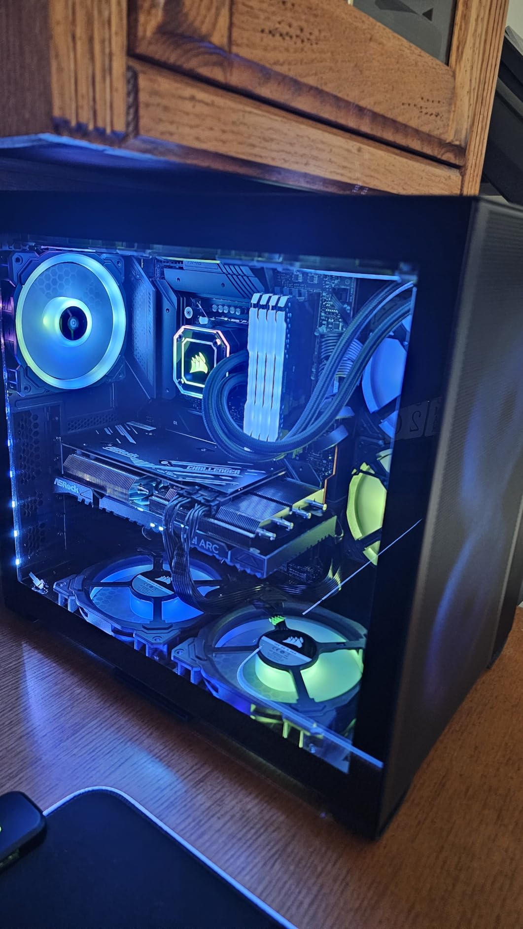 ASRock Intel Arc A380 Challenger ITX 6GB OC Graphics Card | Single Slot ITX | 2250 MHz | 6GB GDDR6 | DisplayPort 2.0 | HDMI 2.0b | 0dB Cooling | 8K Support | 500W | DirectX 12 Ultimate | PCle 4.0 - Customer Photo 1