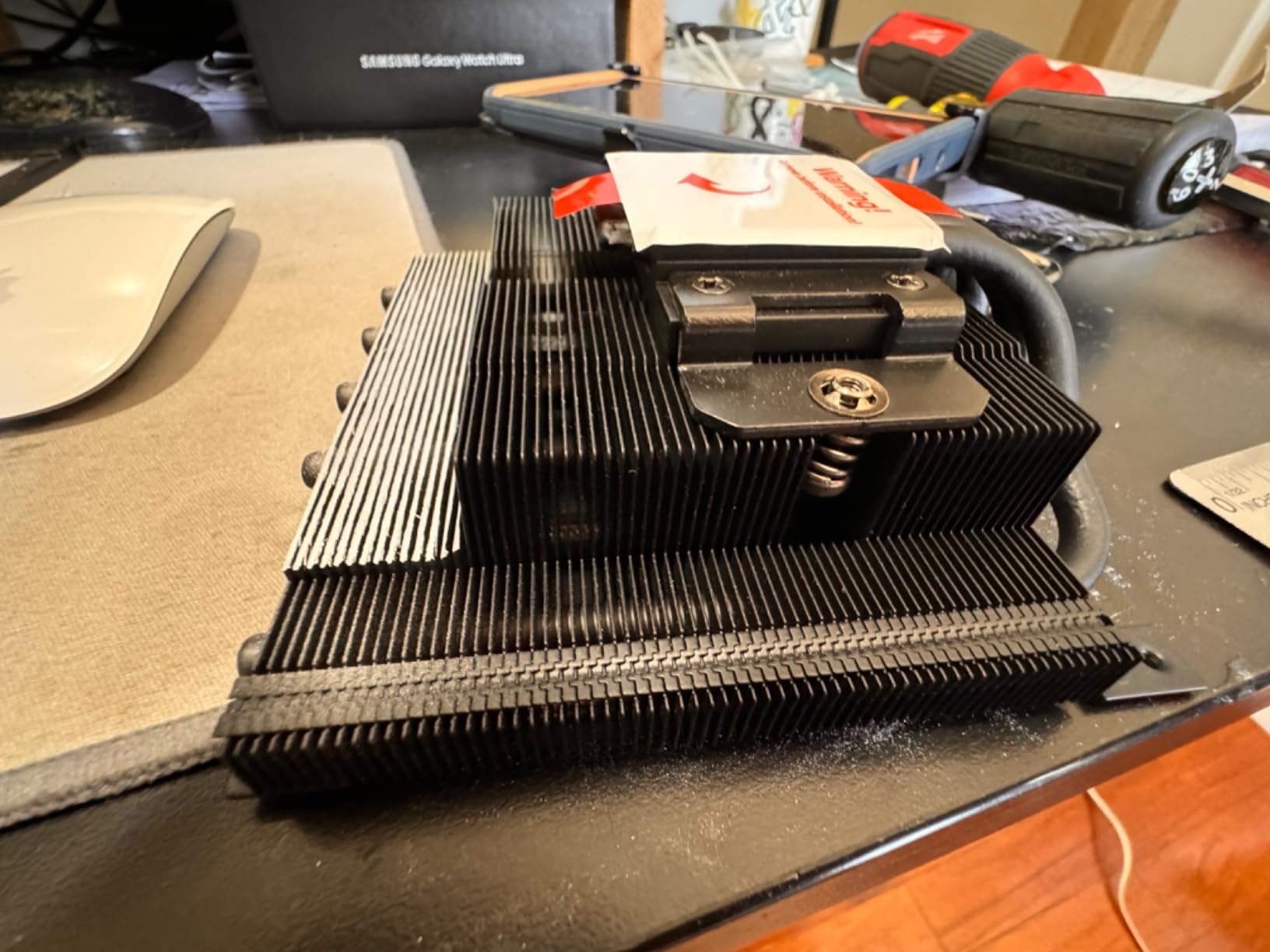 ID-COOLING IS-55 Black CPU Cooler Low Profile 57mm Height CPU Air Cooler 5 Heatpipes 120x120x15mm Slim Fan, CPU Fan for Intel LGA1851/1700/115X/1200; AMD AM4/AM5 - Customer Photo 4
