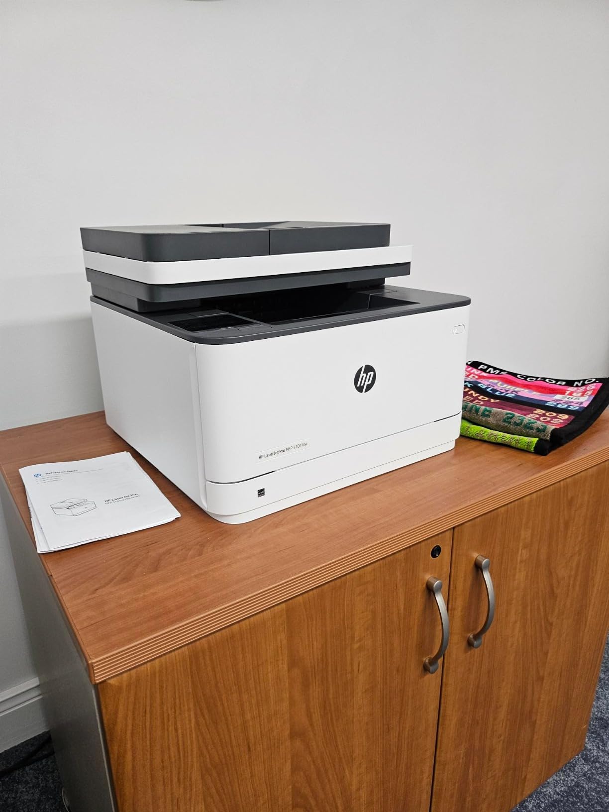 HP LaserJet Pro MFP 3101fdw Wireless Black & White All-in-One Laser Printer, Scanner, Copier, Fax, Best-for-Office (3G628F) - Customer Photo 3