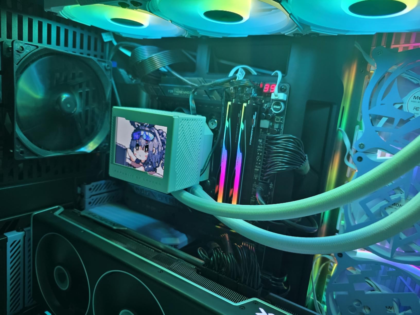 G.SKILL Trident Z5 Neo RGB Series DDR5 RAM (AMD Expo) 64GB (2x32GB) 6000MT/s CL30-40-40-96 1.40V Desktop Computer Memory U-DIMM - Matte Black (F5-6000J3040G32GX2-TZ5NR) - Customer Photo 3