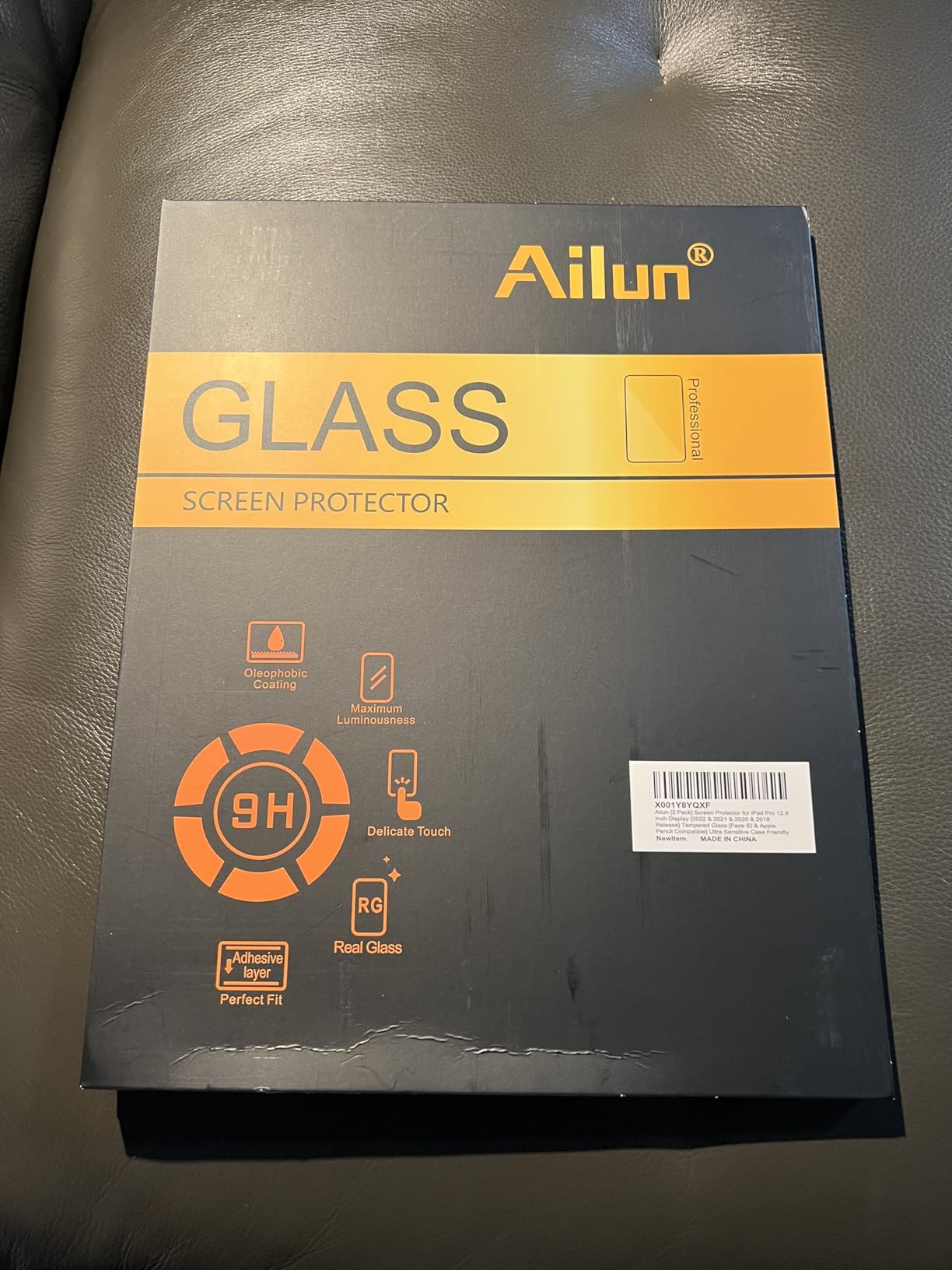Ailun Screen Protector for iPad 11th A16 2025 [11 Inch] / 10th Generation 2022 [10.9 Inch], Tempered Glass [Face ID & Apple Pencil Compatible] Ultra Sensitive Case Friendly [2 Pack] - Customer Photo 1
