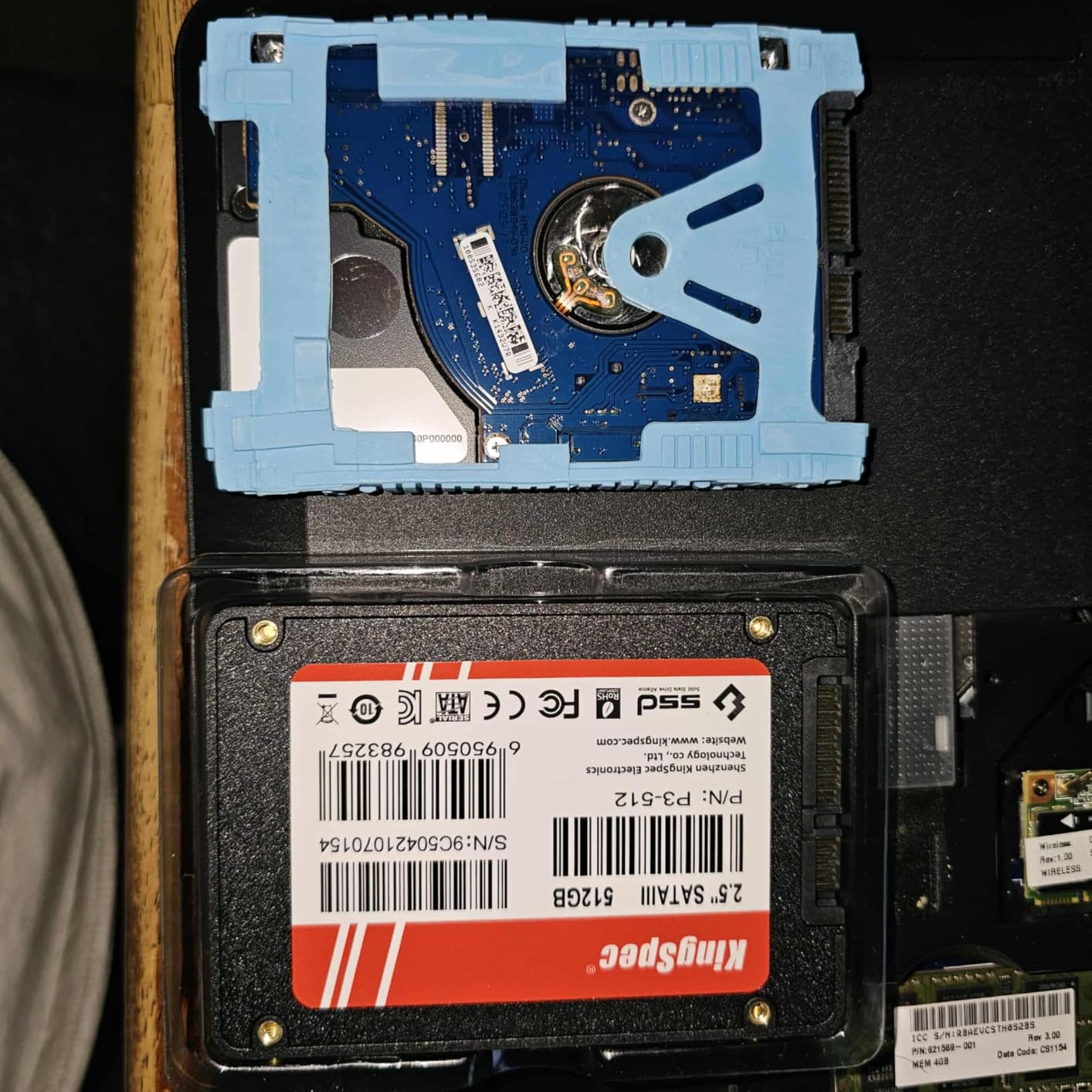 KingSpec 512GB 2.5 SSD SATA III Internal - 550MB/s Read, 520MB/s Write with 3D NAND Flash, for Laptop & Desktop PC Upgrade - Customer Photo 1