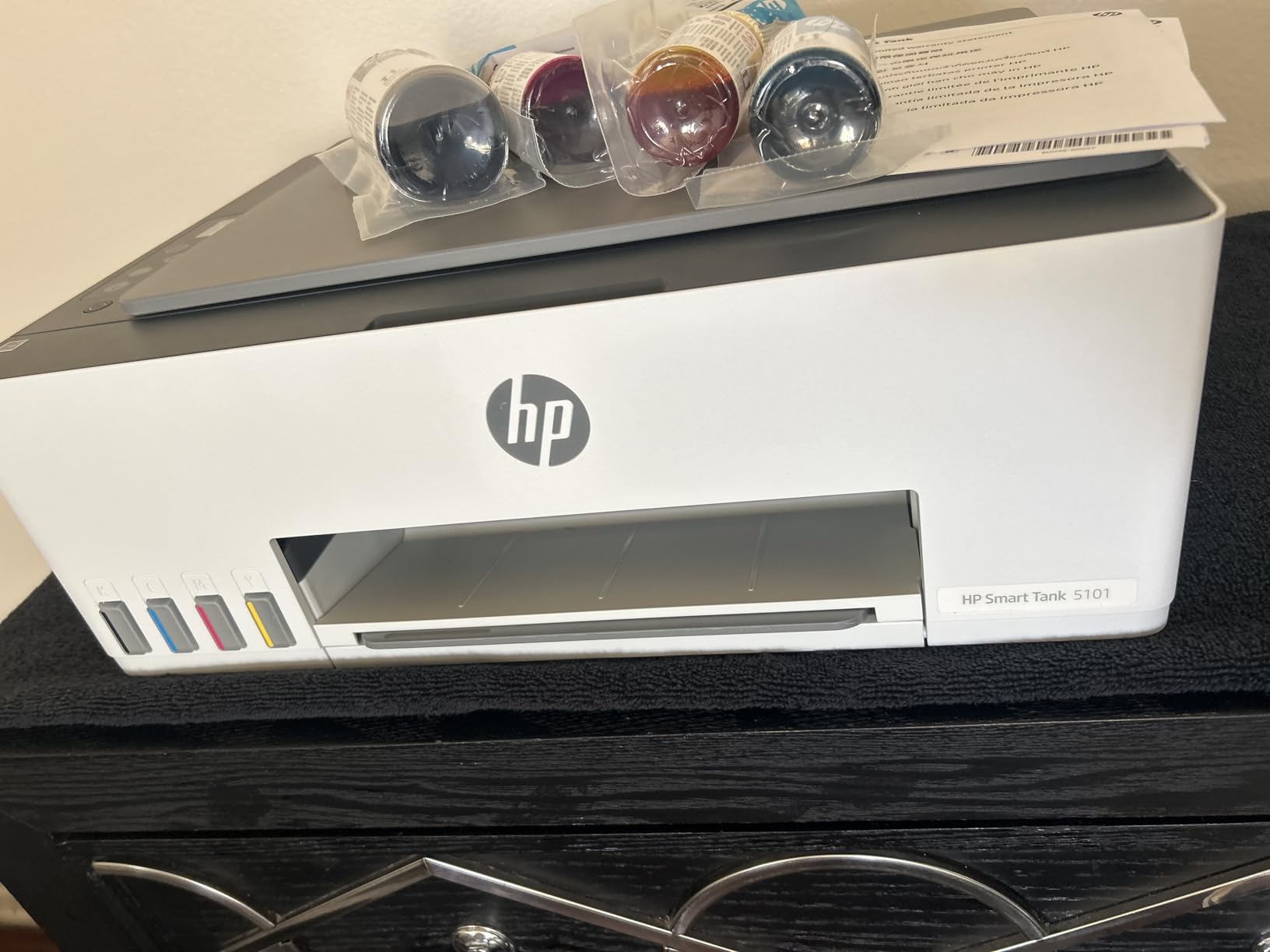 HP Smart Tank 5101 Wireless All-in-One Refillable Printer, Scanner, Copier with 2 years of Ink included, Wireless printer-for-home use. (1F3Y0A) customer photo 2