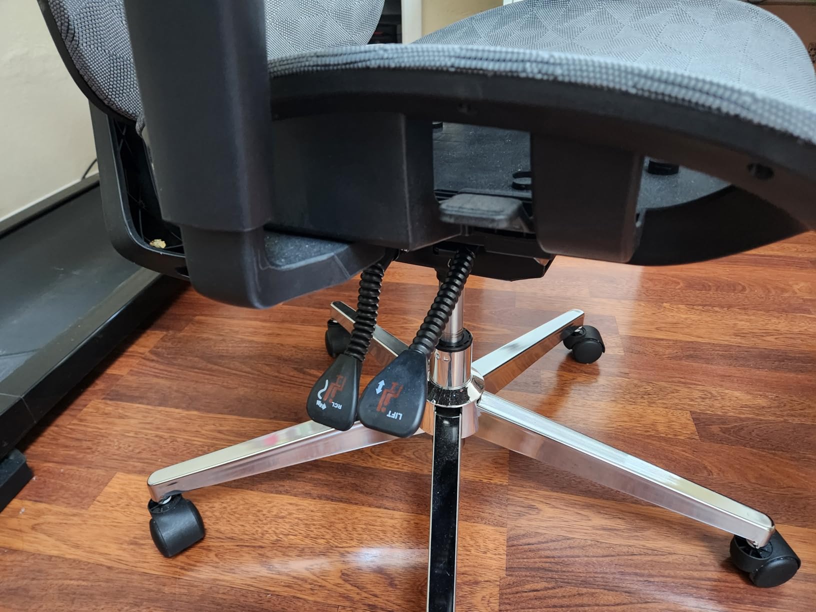 PatioMage Ergonomic Office Chair, Big and Tall Desk Chair with Adjustable Lumbar Support & Seat Depth, High Back Computer Chair, Swivel Mesh Chairs with Wheels for Home Office, Black - Customer Photo 1
