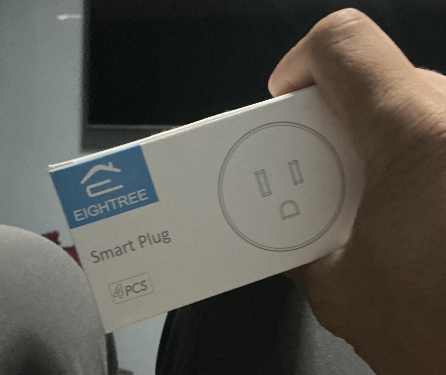 EIGHTREE Smart Plug 2025 Upgrade to 15A, Bluetooth & Wi-Fi Outlet Plug Dual Connection, Voice Control, Remote Control Outlet Timer Indoor, Smart Plugs That Work with Alexa & Google, 2.4GHz Wi-Fi Only - Customer Photo 2