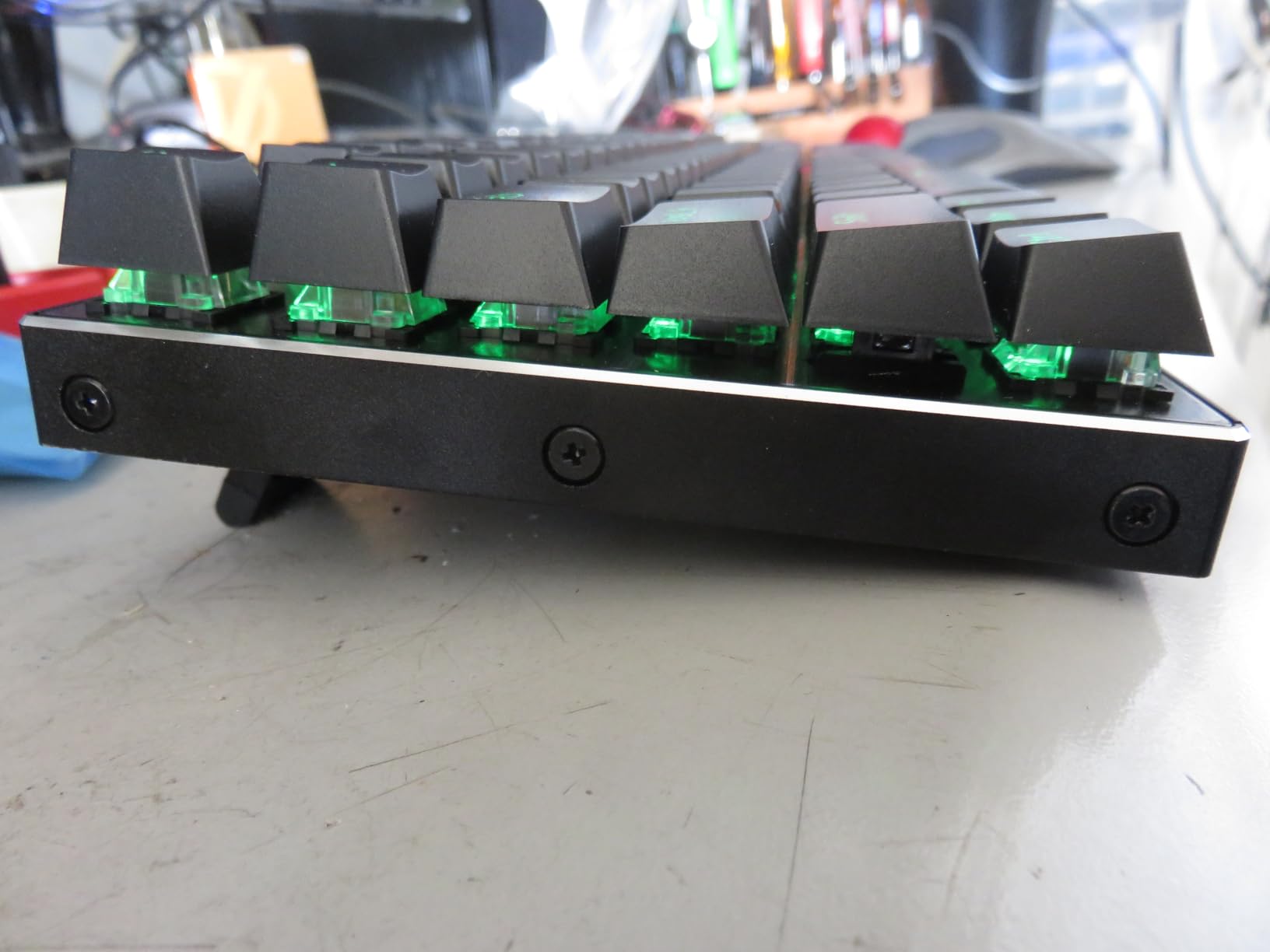 Redragon K556 PRO Upgraded Wireless RGB Gaming Keyboard, BT/2.4Ghz Tri-Mode Aluminum Mechanical Keyboard w/No-Lag Connection, Hot-Swap Linear Quiet Red Switch - Customer Photo 1