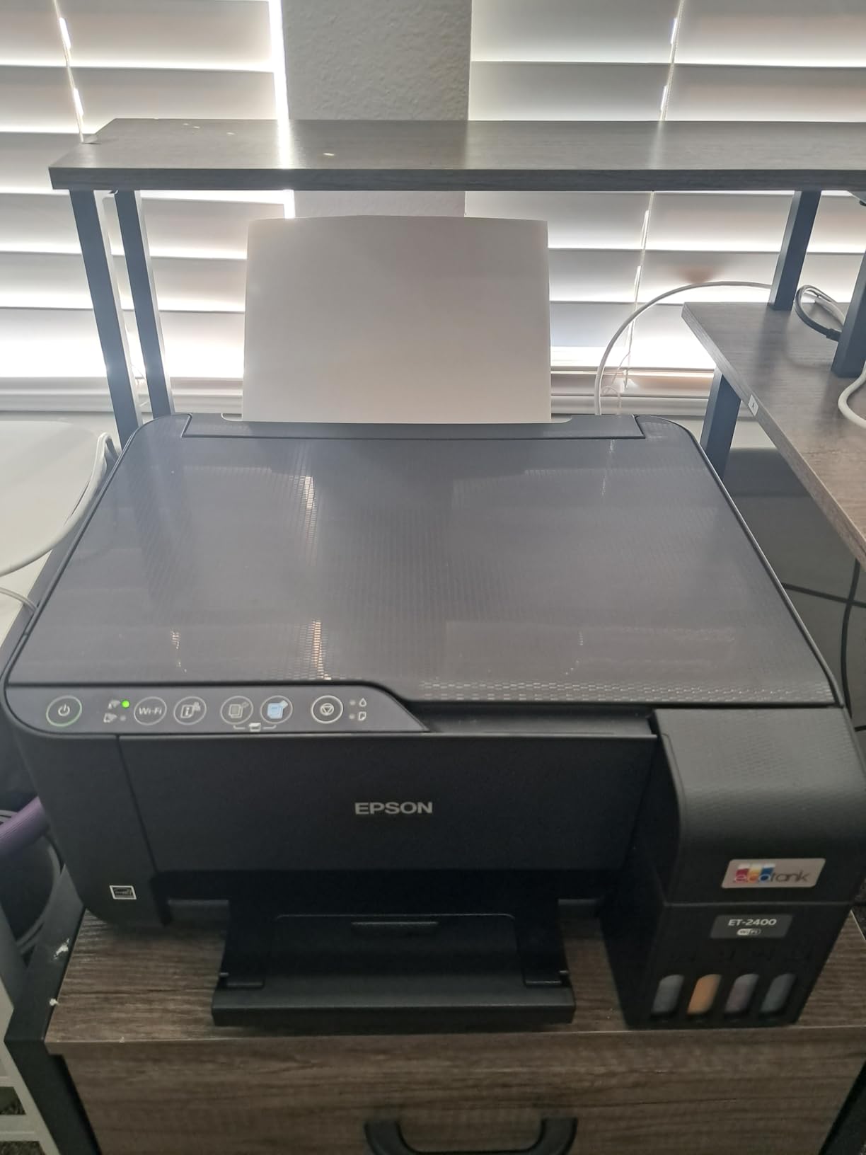 Epson EcoTank ET-2400 Wireless Color All-in-One Cartridge-Free Supertank Printer with Scan and Copy for Everyday Home Printing, Black customer photo 1