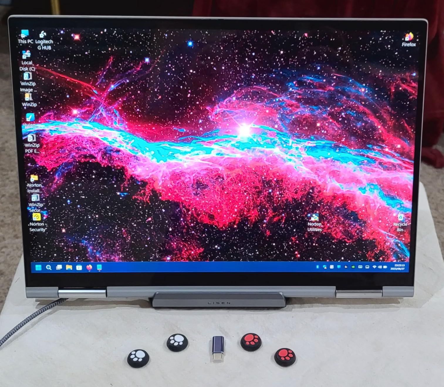 LISEN 10-IN-1 Docking Station for Steam Deck OLED&ROG Ally X&Legion Go, Dual Cooling Fan 5 USB Ports and 4K@60Hz, 100W Charging Port Support ROG Ally 30W Mode, Gigabit Ethernet Fit for Steam Deck OLED - Customer Photo 4