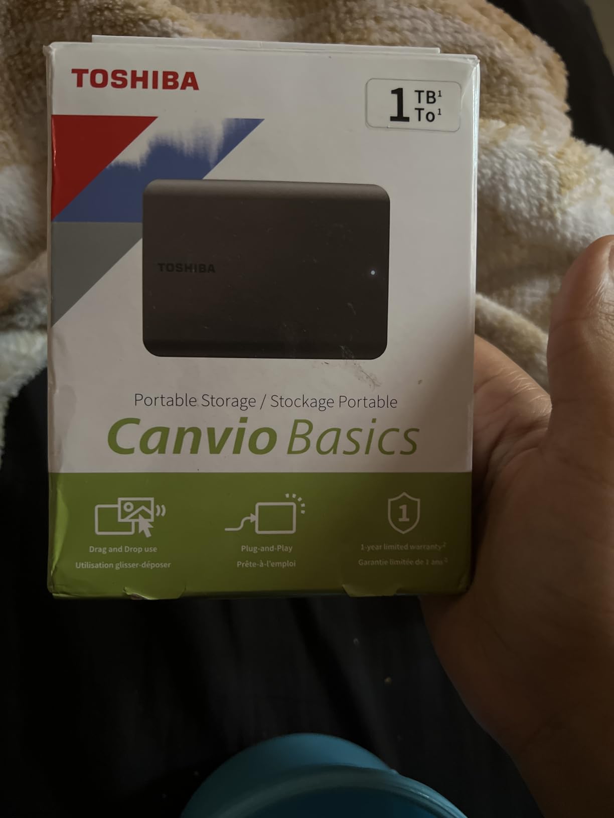 Toshiba Canvio Basics 2TB Portable External Hard Drive USB 3.0, Black - HDTB520XK3AA - Customer Photo 1