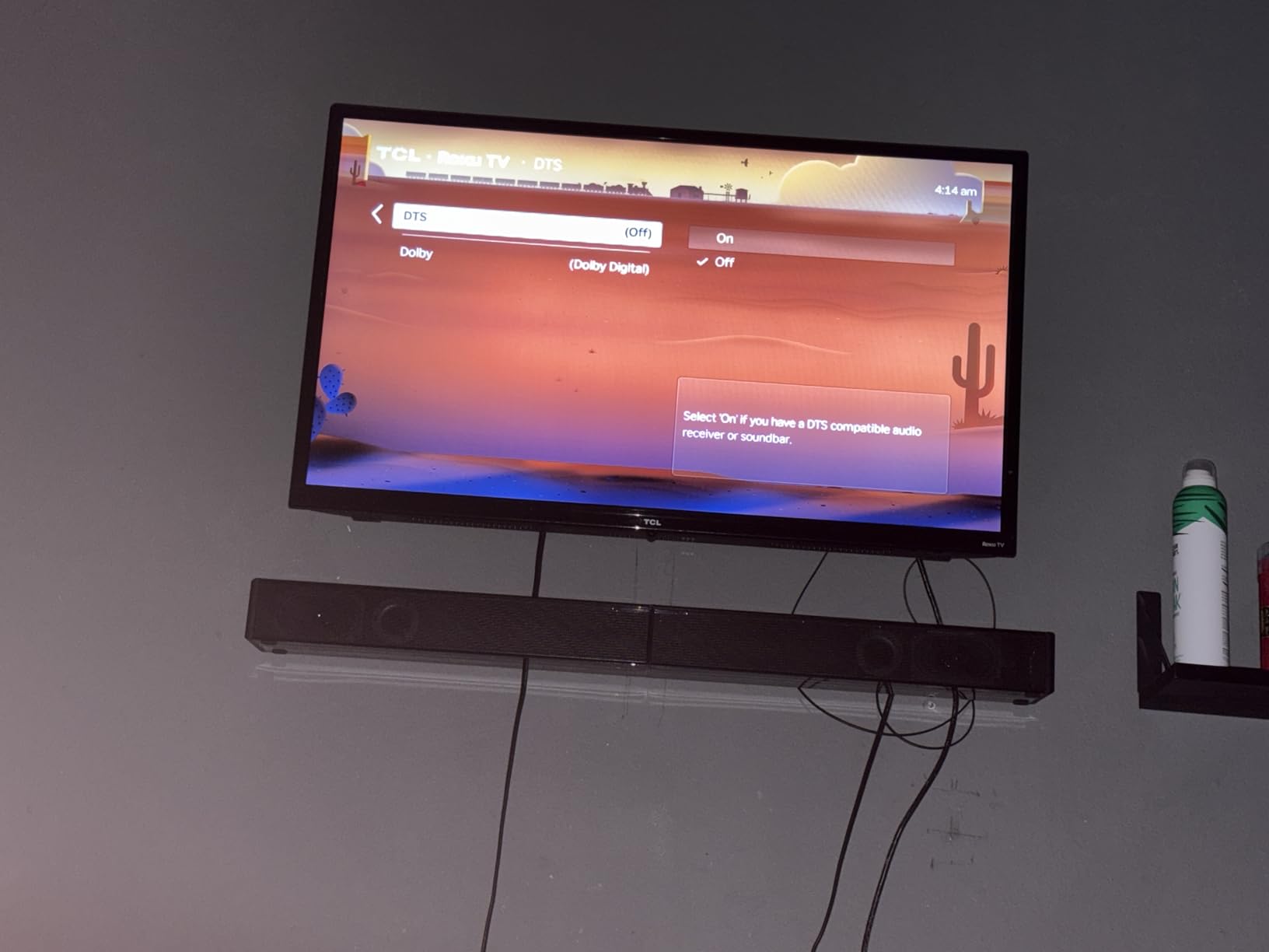 Small Sound Bar for TV, PC, Gaming, Surround Sound System, Mini TV Speaker Soundbar with Bluetooth/HDMI ARC/Optical/AUX/USB Connections - Customer Photo 1