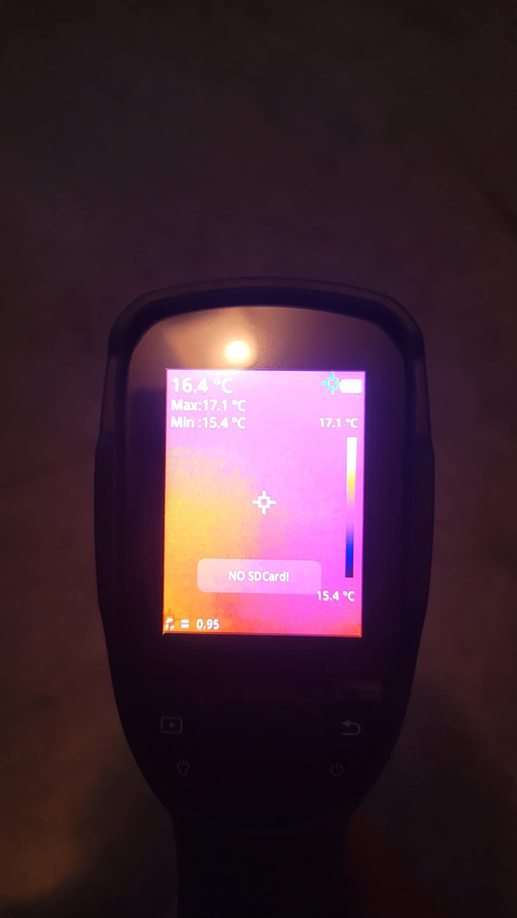 TOPDON TC005 256 x 192 IR High Resolution Dual-Camera Thermal Imaging Camera with 12-Hour Battery Life and 2MP Visual Light Camera, -4°F~1022°F Handheld Infrared Thermal Imager with PC 2D/3D Analysis - Customer Photo 1