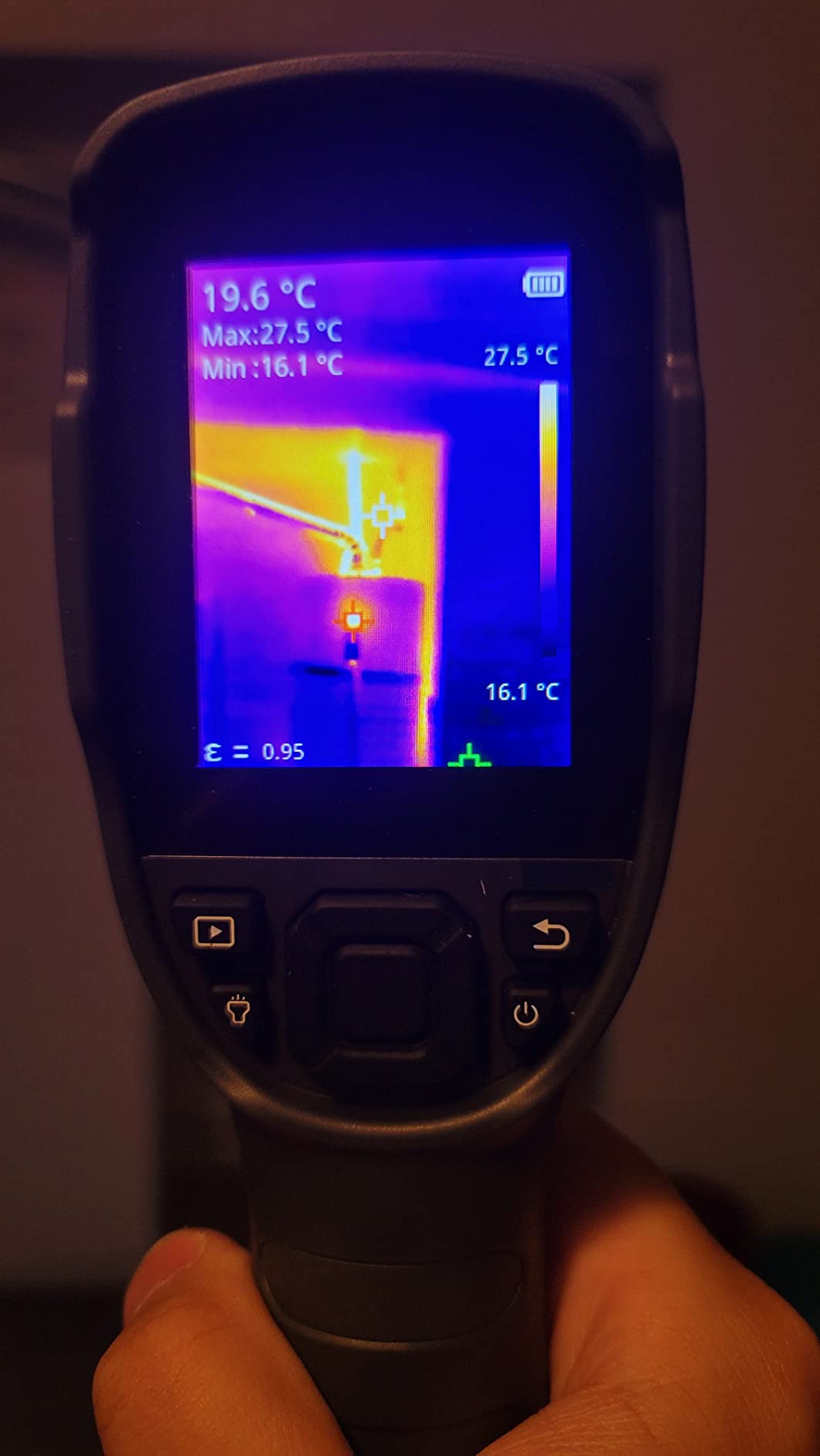 TOPDON TC005 256 x 192 IR High Resolution Dual-Camera Thermal Imaging Camera with 12-Hour Battery Life and 2MP Visual Light Camera, -4°F~1022°F Handheld Infrared Thermal Imager with PC 2D/3D Analysis - Customer Photo 2