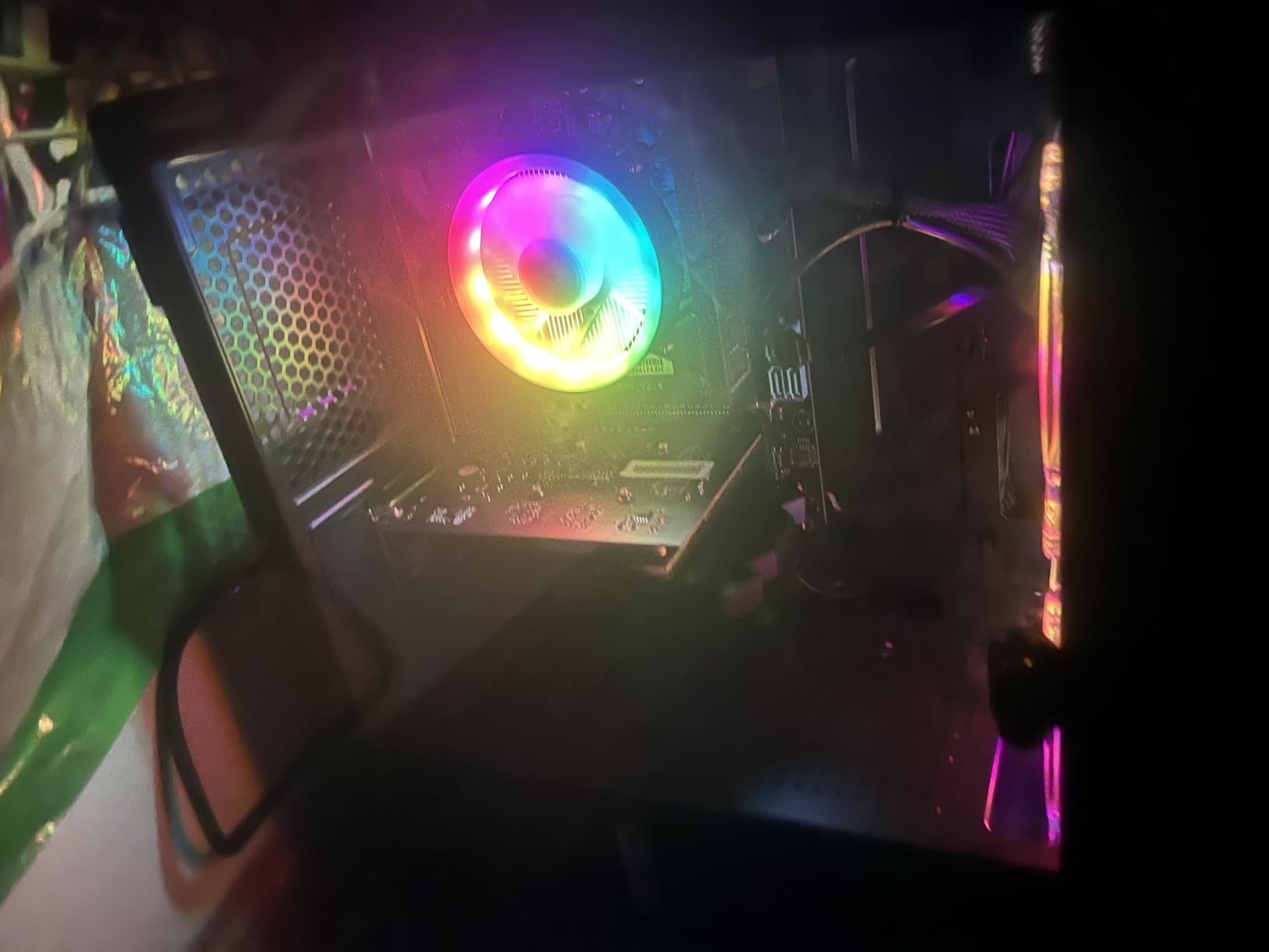 STGAubron Prebuilt Gaming PC Desktop, Radeon RX 550 4G, Intel Core i5 up to 3.7GHz, 16G RAM, 512G SSD, WiFi 6, BT 5.3, RGB Fan x2, Windows 11 Home - Customer Photo 4