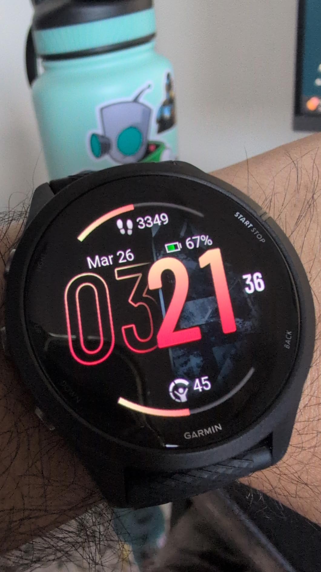 Garmin Forerunner 265 Running Smartwatch, Colorful AMOLED Display, Training Metrics and Recovery Insights, Black and Powder Gray - Customer Photo 3