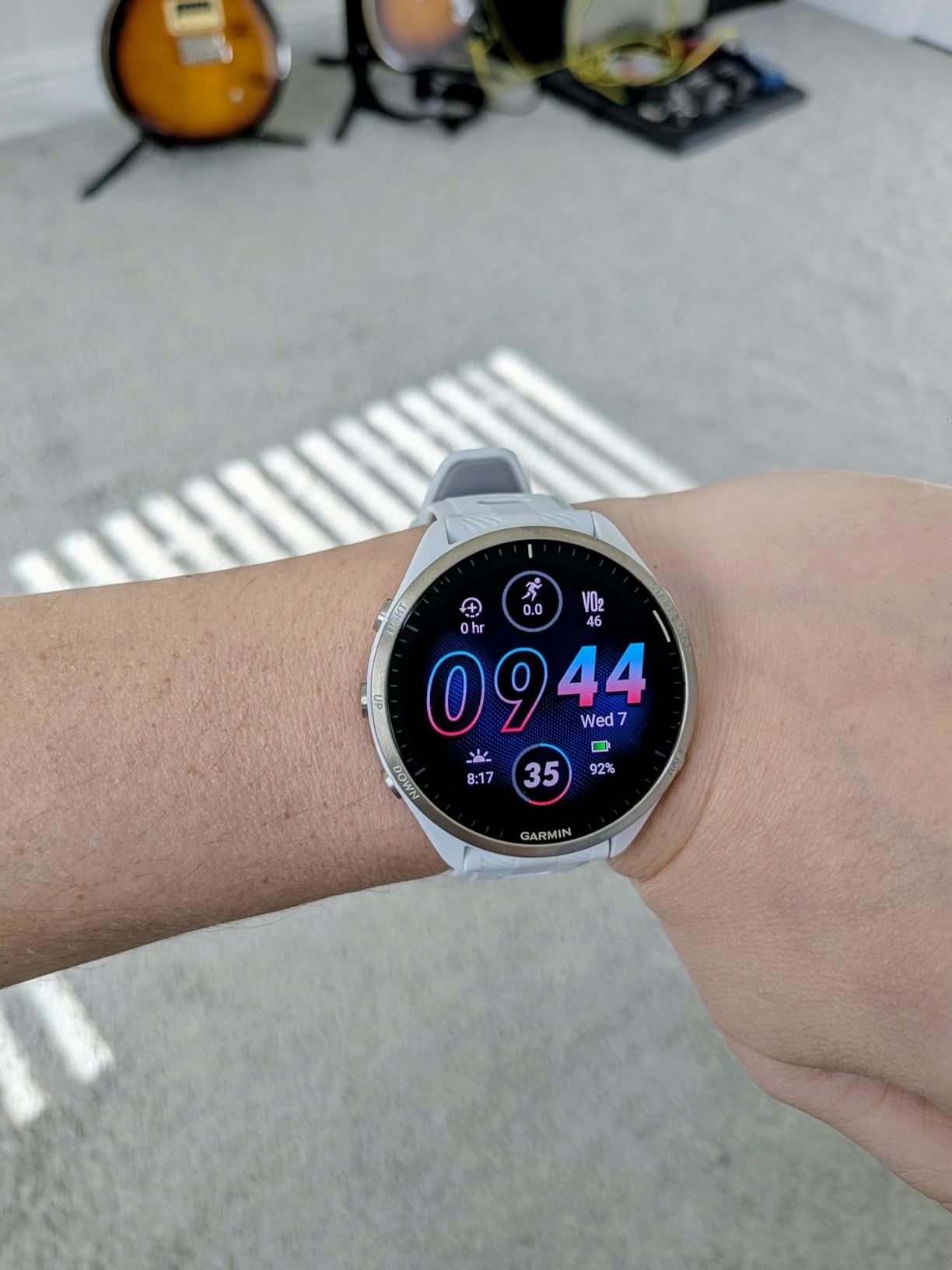 Garmin Forerunner® 965 Running Smartwatch, Colorful AMOLED Display, Training Metrics and Recovery Insights, Black and Powder Gray, 010-02809-00 - Customer Photo 2
