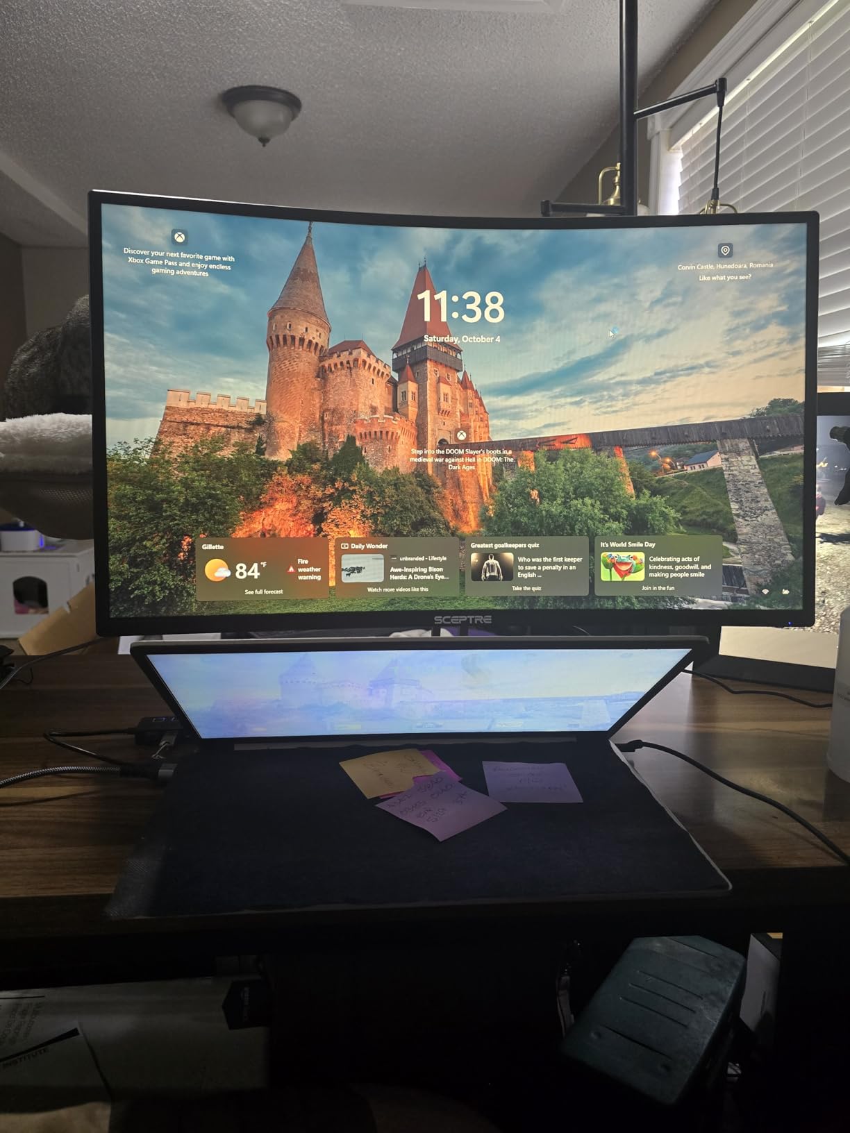 Sceptre 34-Inch Curved Ultrawide WQHD Monitor (3440 x 1440), R1500, up to 180Hz/165Hz, DisplayPort x2, 99% sRGB, 1ms, Built-in Speakers, Machine Black, 2025 (C345B-QUT168) customer photo 1