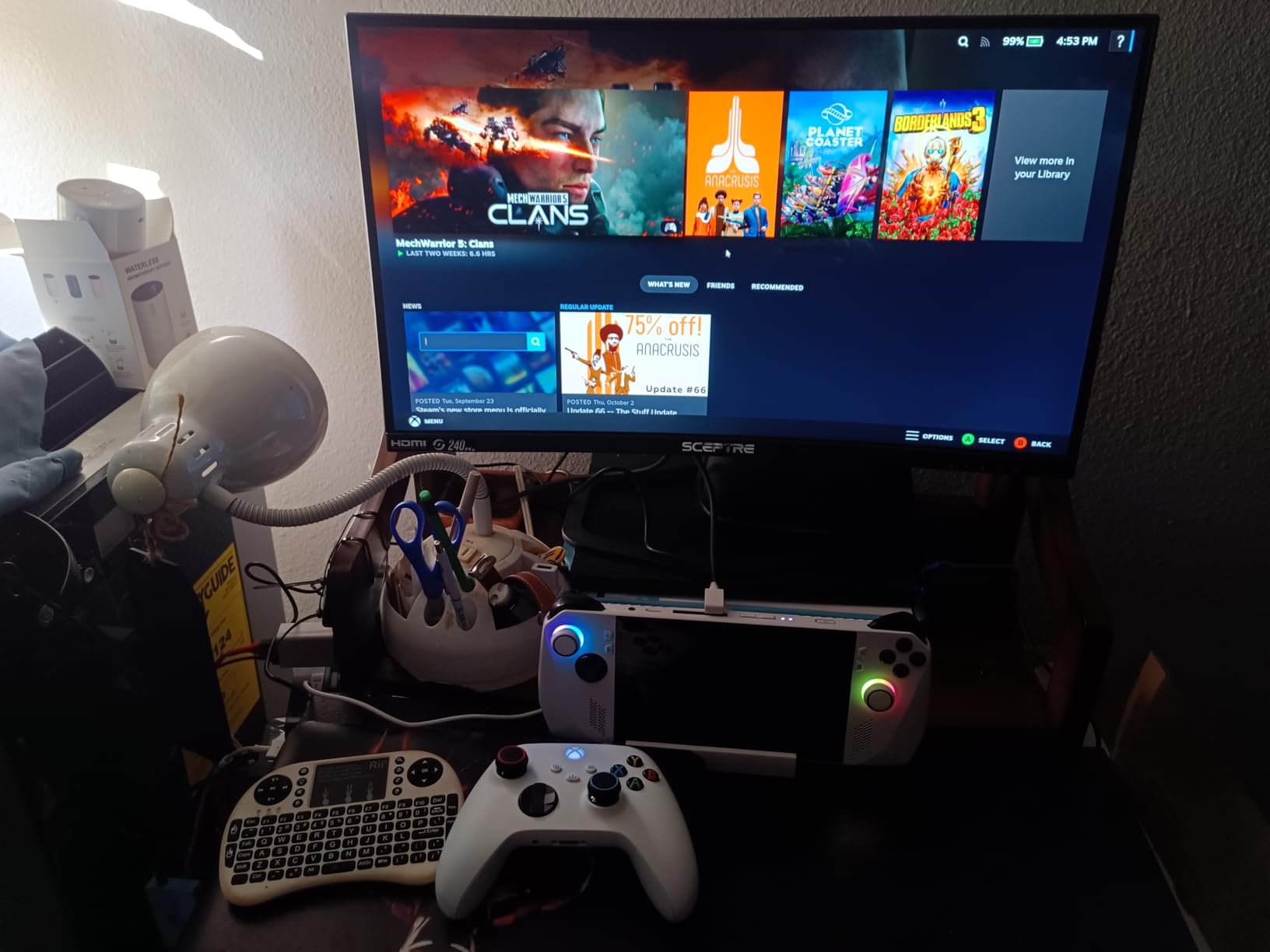 Sceptre Curved 24.5-inch Gaming Monitor up to 240Hz 1080p R1500 1ms DisplayPort x2 HDMI x2 Blue Light Shift Build-in Speakers, Machine Black (C255B-FWT240) - Customer Photo 2