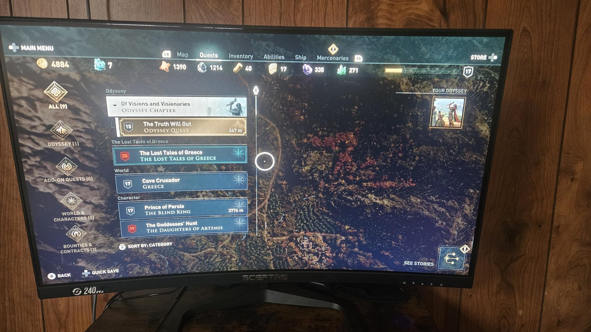 Sceptre Curved 24.5-inch Gaming Monitor up to 240Hz 1080p R1500 1ms DisplayPort x2 HDMI x2 Blue Light Shift Build-in Speakers, Machine Black (C255B-FWT240) - Customer Photo 5
