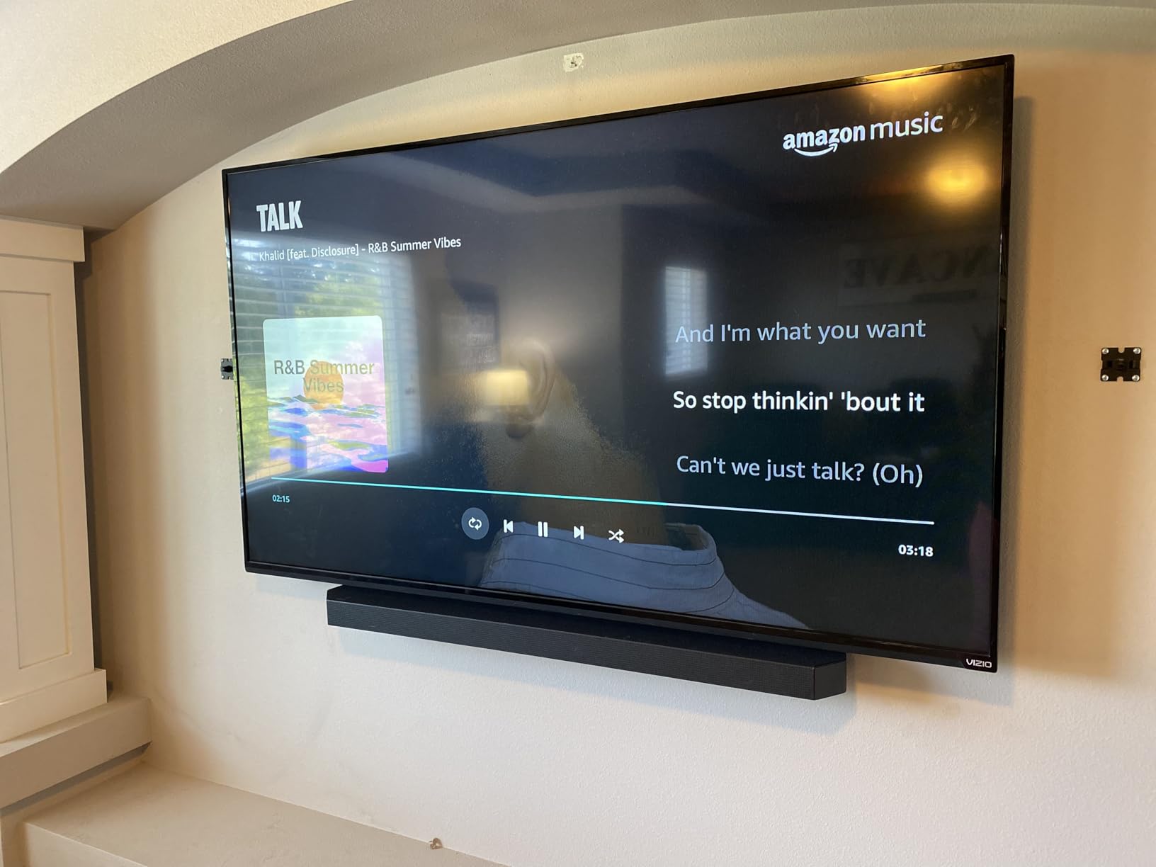 SAMSUNG HW-Q700C 3.1.2ch Soundbar w/Wireless Dolby Audio, Q-Symphony, SpaceFit Sound Pro, Adaptive Sound, Game Mode Pro, Airplay 2, Tap Sound, Chromecast and Alexa Built-in - Customer Photo 1