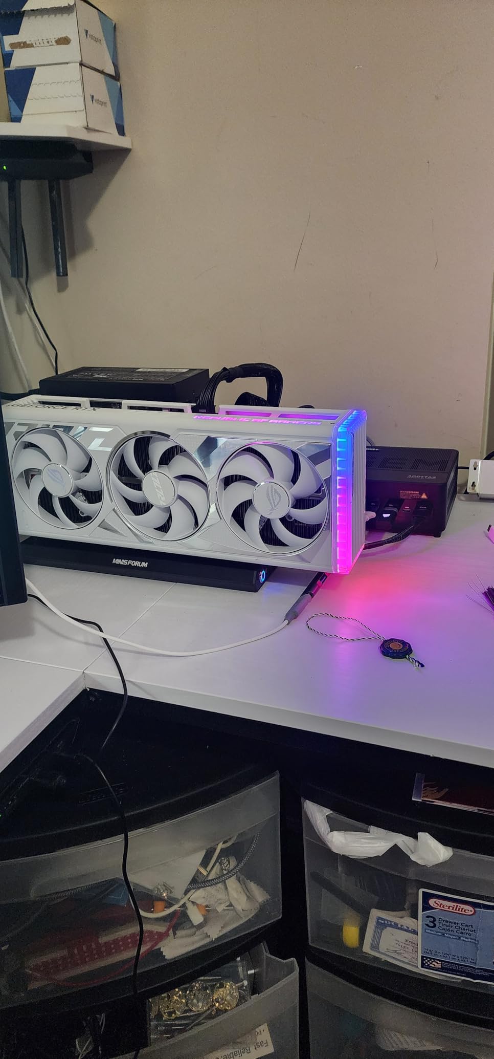 be quiet! Pure Power 12 M 1000W Modular Power Supply | 80 Plus® Gold | ATX 3.1 | PCIe 5.0 GPUs and 6+2 pin connectors | 12VHPWR Cable Included | Silent 120mm be quiet! Fan - BN506 I 10 Year Warranty - Customer Photo 1