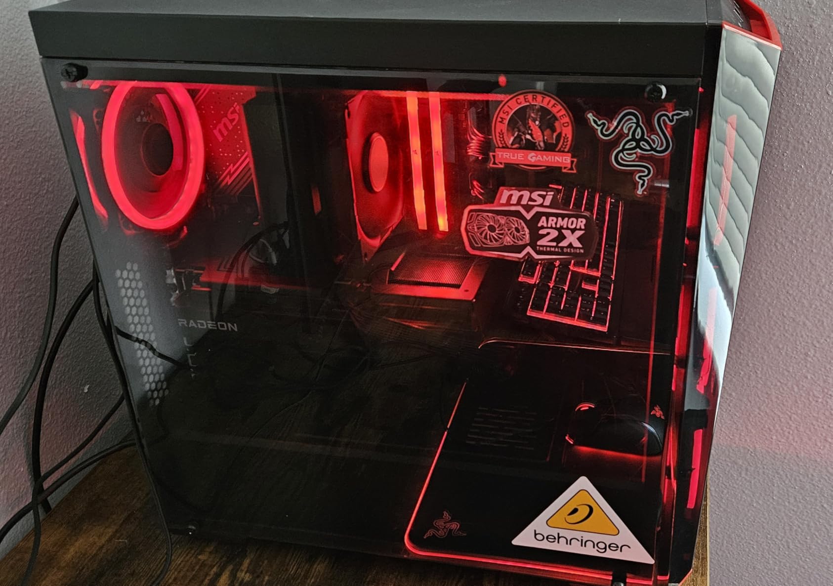 CORSAIR VENGEANCE RGB DDR5 RAM 32GB (2x16GB) 6400MHz CL36-48-48-104 1.35V Intel XMP 3.0 Desktop Computer Memory - Black (CMH32GX5M2B6400C36) - Customer Photo 1