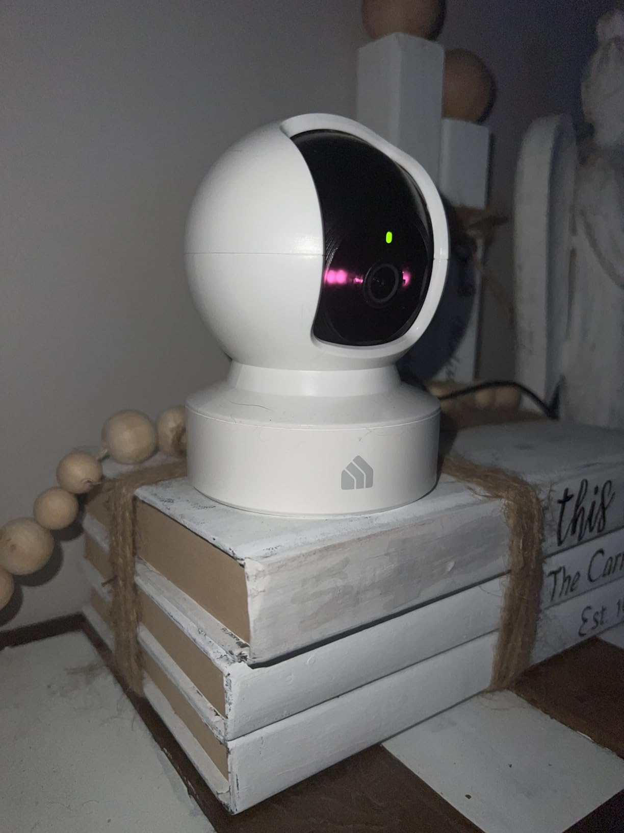 Kasa Smart Indoor Pan-Tilt Home Security Camera, 1080p HD Dog Camera w/Night Vision, Motion Detection for Baby & Pet Monitor, Cloud & SD Card Storage, Works w/ Alexa & Google Home, 2.4G WiFi (EC71) - Customer Photo 2