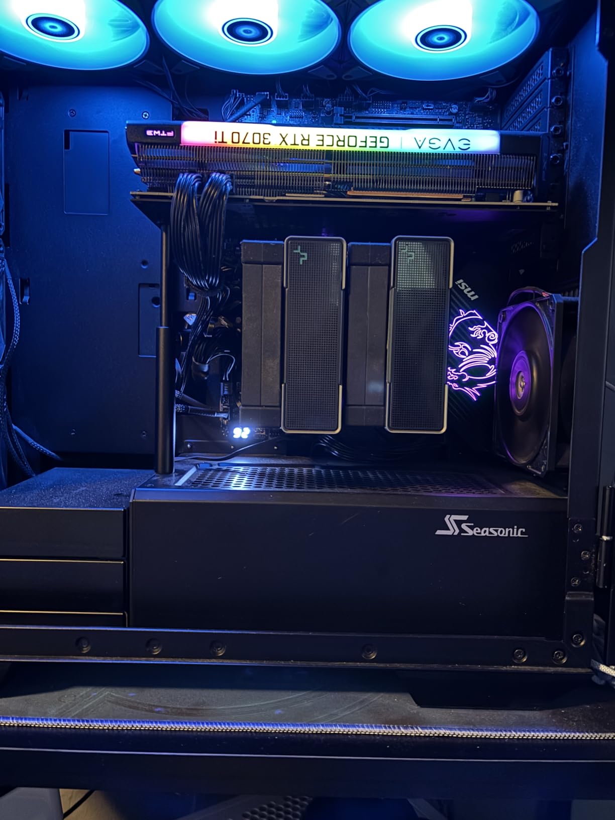 Tall GPU Support Bracket - Heavy Duty Adjustable GPU Anti Sag Holder & Support Stand for Graphics Card, 4.53
