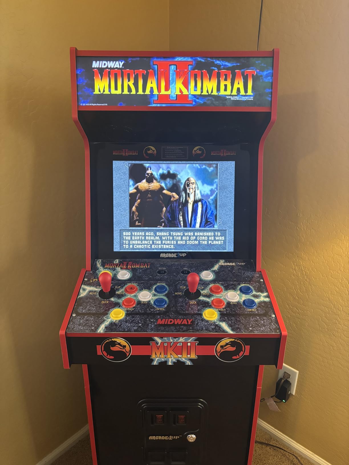 Arcade1Up Mortal Kombat II Deluxe Arcade Machine - Customer Photo 1
