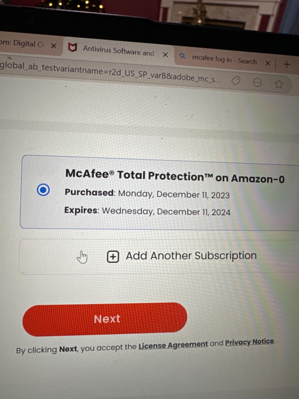 McAfee Total Protection 3-Device 2026 Ready | 15-Month Subscription with Auto-Renewal | anti virus software 2026 for pc, Antivirus, Secure VPN, Scam Protection, Identity Monitoring | Download - Customer Photo 1