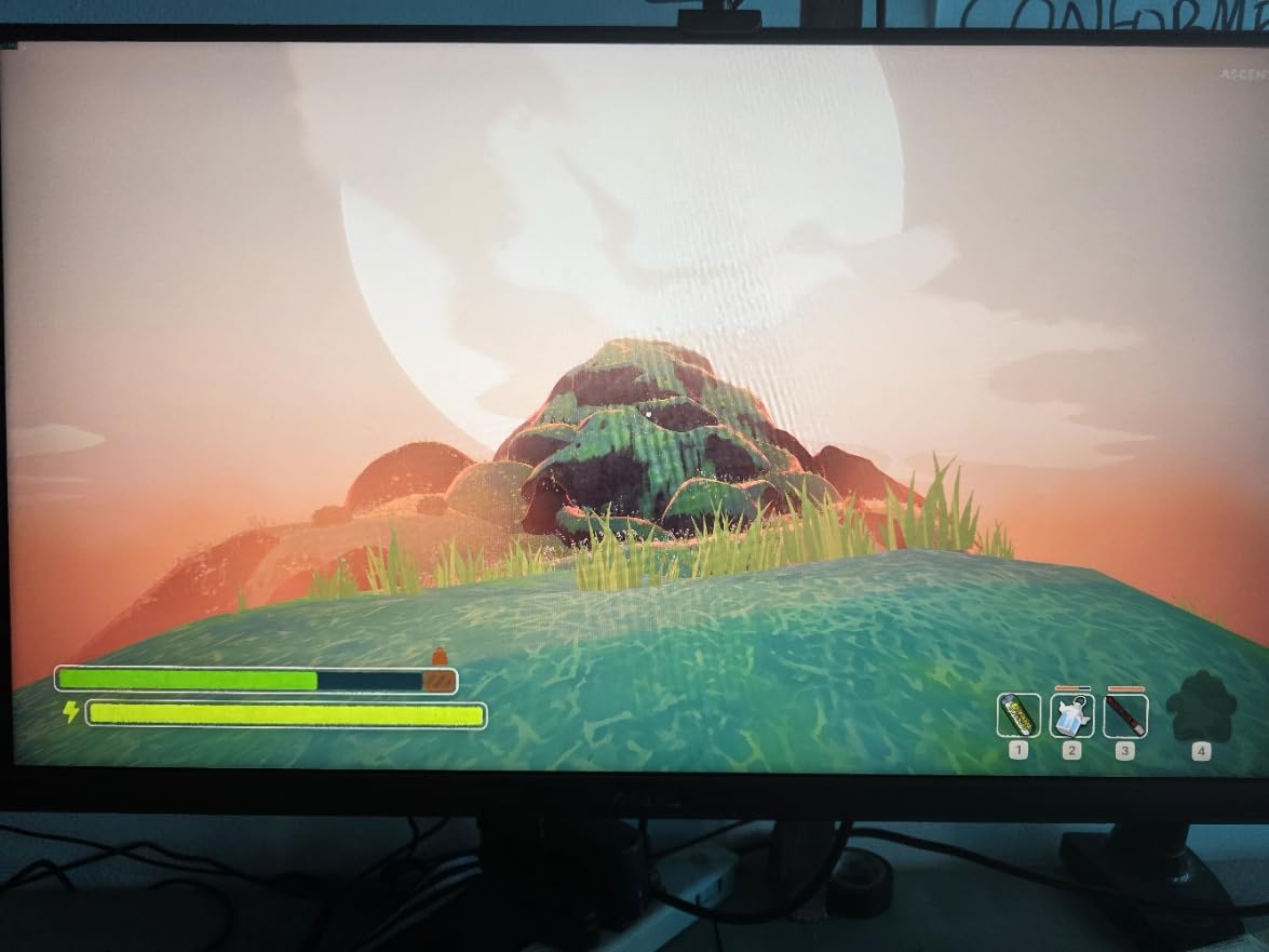 ASUS TUF Gaming 27 1440P HDR Monitor (VG27AQ3A) - QHD (2560 x 1440), 180Hz, 1ms, Fast IPS, 130% sRGB, Extreme Low Motion Blur Sync, Speakers, Freesync Premium, G-SYNC Compatible, HDMI, DisplayPort - Customer Photo 5