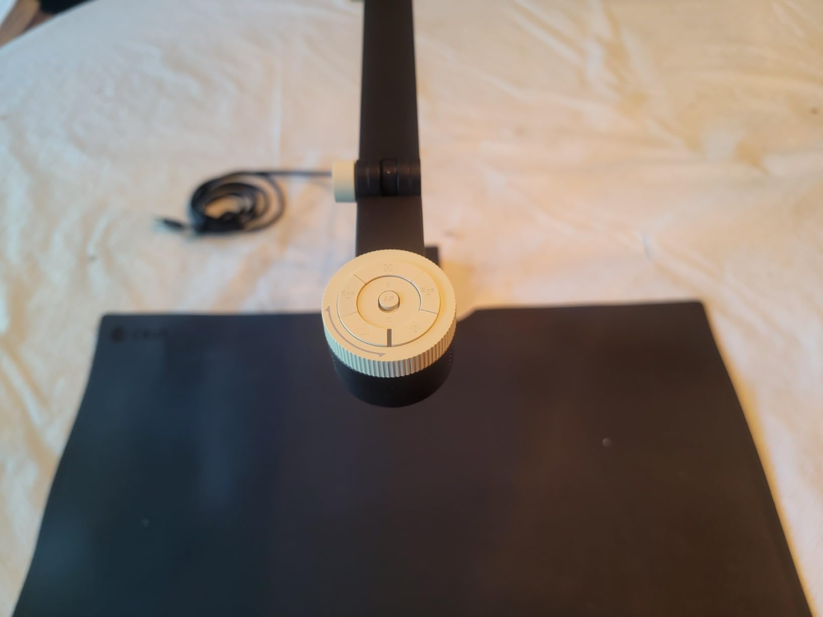 CZUR Fancy S Pro 12MP USB Document Camera for Teacher, 4K Webcam with Microphone and LED Light, Up to 60fps, Auto Focus, for Remote Teaching, Live Streaming, Web Conference, for Mac and Windows - Customer Photo 2