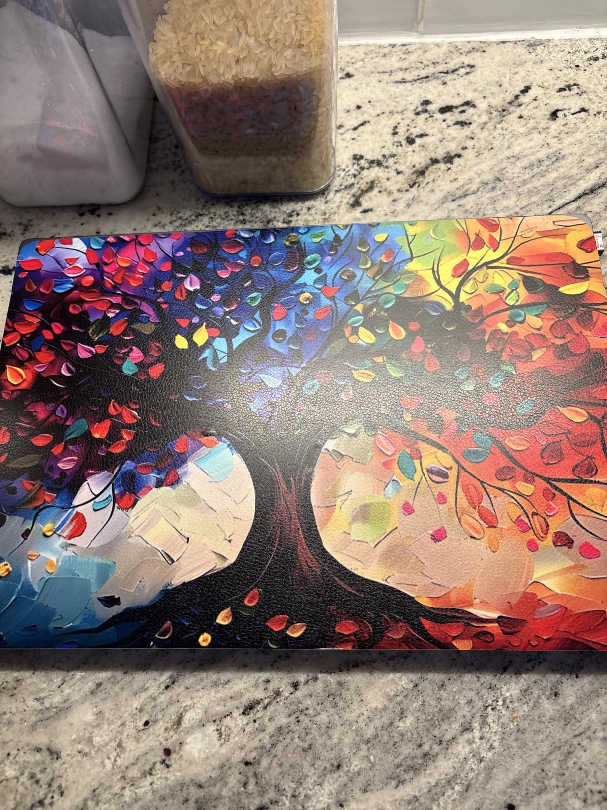 12.1 13 13.3 14 15.4 15.6 Inch Laptop Skin Decal, Laptop Skins Stickers Decals for Notebook PC, Universal Reusable Vinyl Laptop Cover Sticker, Waterproof Art Protector I Colorful Boho Leaf - Customer Photo 1