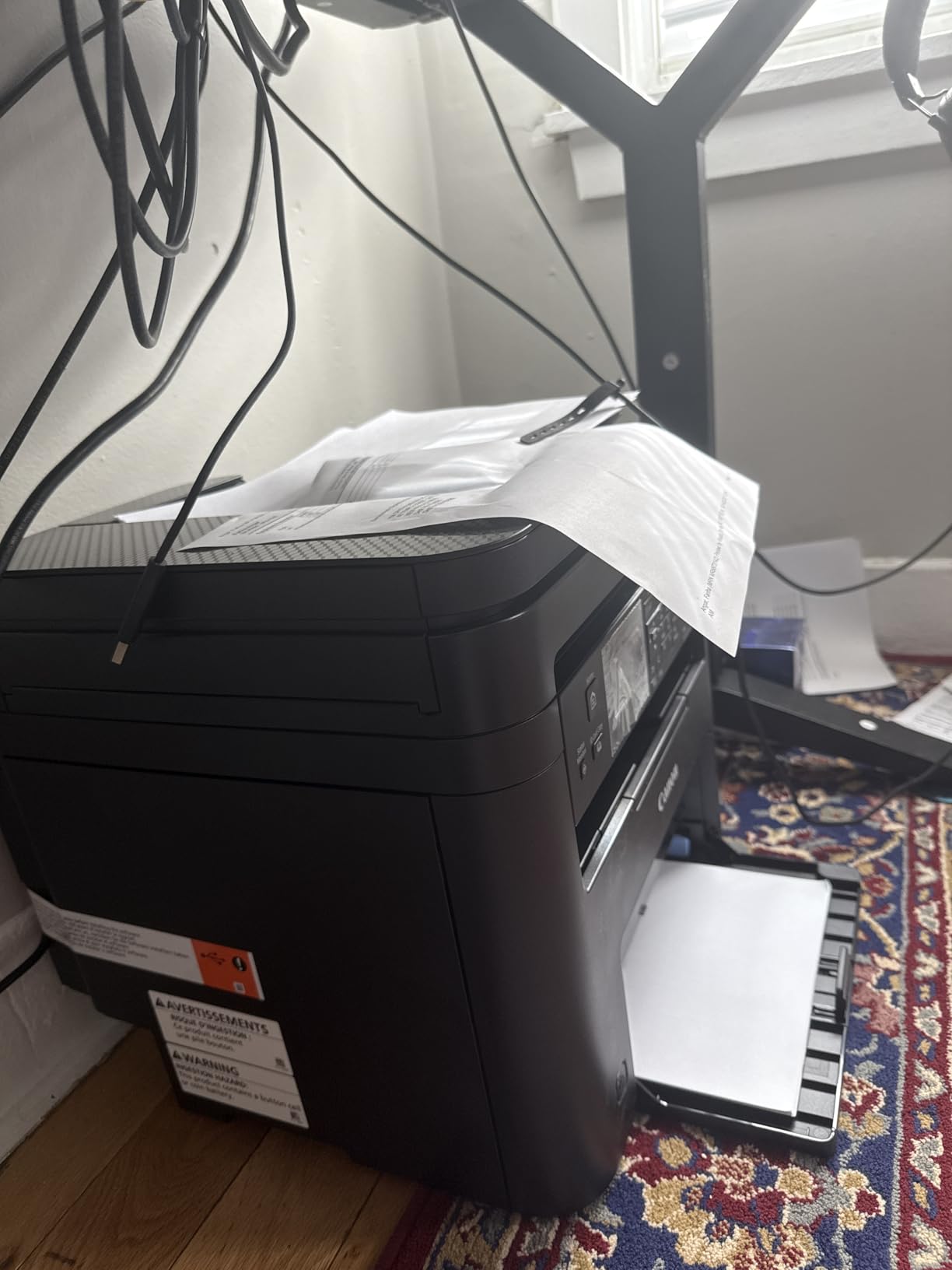 Canon imageCLASS MF273dw - Monochrome Wireless Laser Printer, Multifunction With Scanner, Copier, Auto Document Feeder, With 1 Year Limited Warranty, 30 PPM, Black - Customer Photo 1