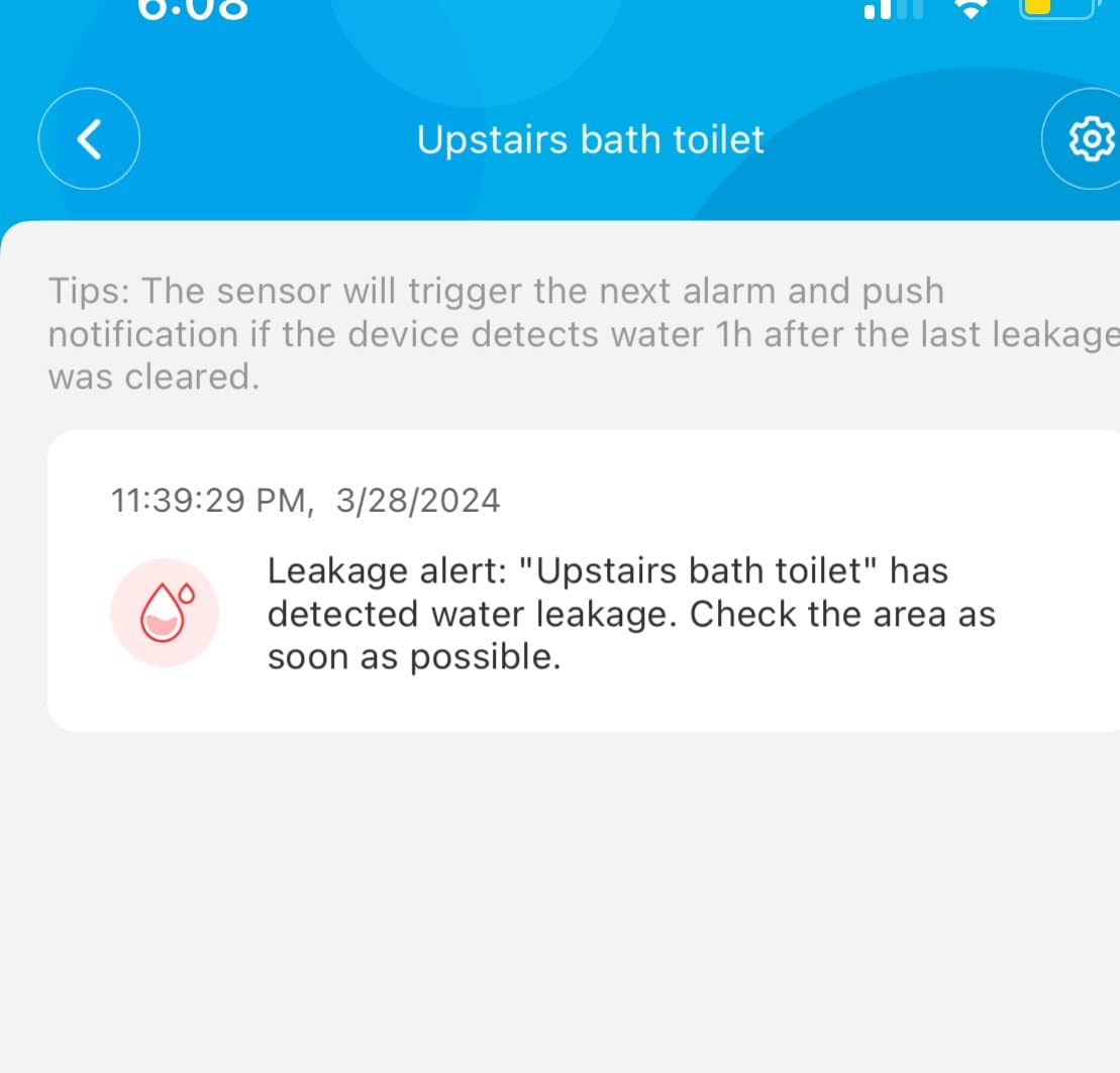 GoveeLife Premium Smart Water Leak Detector 2 with 1968ft Ultra-Long Range, WiFi Water Sensor with SMS/Email/APP Push and Sound Alarm, 5-Year Battery Life, Suitable for Home, Basement, Kitchen, 4 Pack - Customer Photo 2