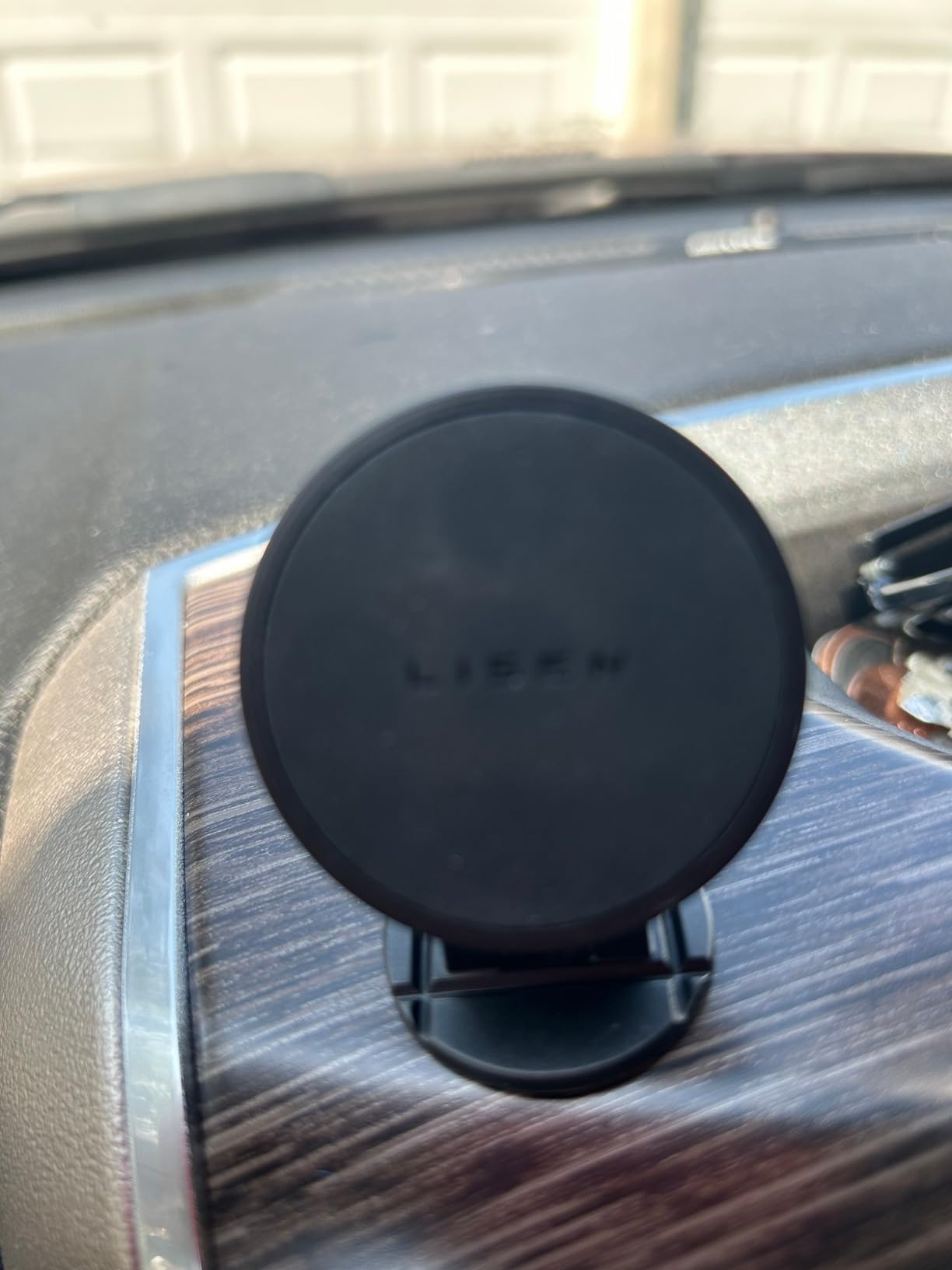 LISEN 2 Pack Magnetic Phone Holder for car Magnet car Mount for Cell Phone 10X Strong Magnets 360° Rotation Phone Holder for car Dashboard Mount fit for iPhone Samsung Google All Smartphones - Customer Photo 2