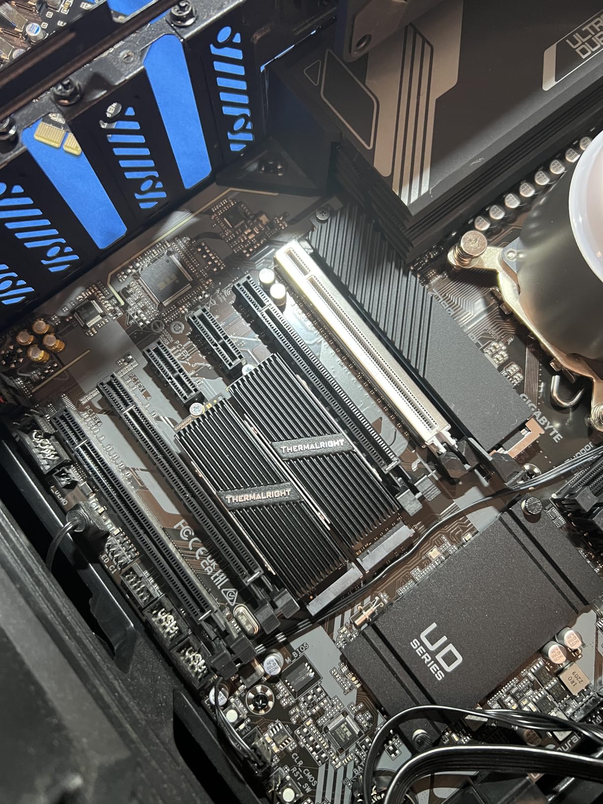 Thermalright TR-M.2 2280 Type A G 2280 heatsink for SSD Cooling M.2 2280 heatsink Cooler, Aluminum, with 2 Thermal Conductivity, Desktop High Performance SSD Cooler(Gray) - Customer Photo 2