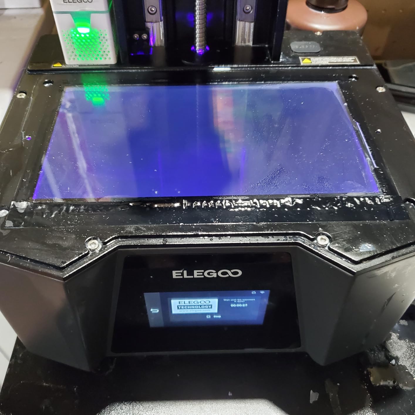 ELEGOO Saturn 3 MSLA 12K 3D Printer, Desktop Resin 3D Printer with 10-Inch Monochrome LCD, Voxeldance Tango Slicer, Large Printing Size of 8.62x4.84x9.84 inches - Customer Photo 5