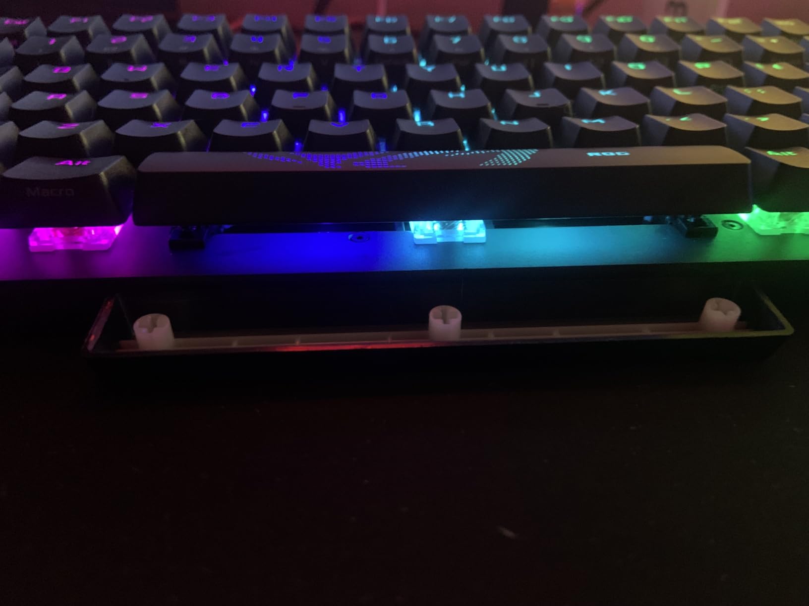 ASUS ROG Strix Scope II 96 Wireless Mechanical Gaming Keyboard – 96% Full-Size, Tri-Mode Connectivity, Hot Swappable Pre-lubed ROG NX Snow Linear Switches, PBT Keycaps, RGB, PC/Mac Support-Black - Customer Photo 2