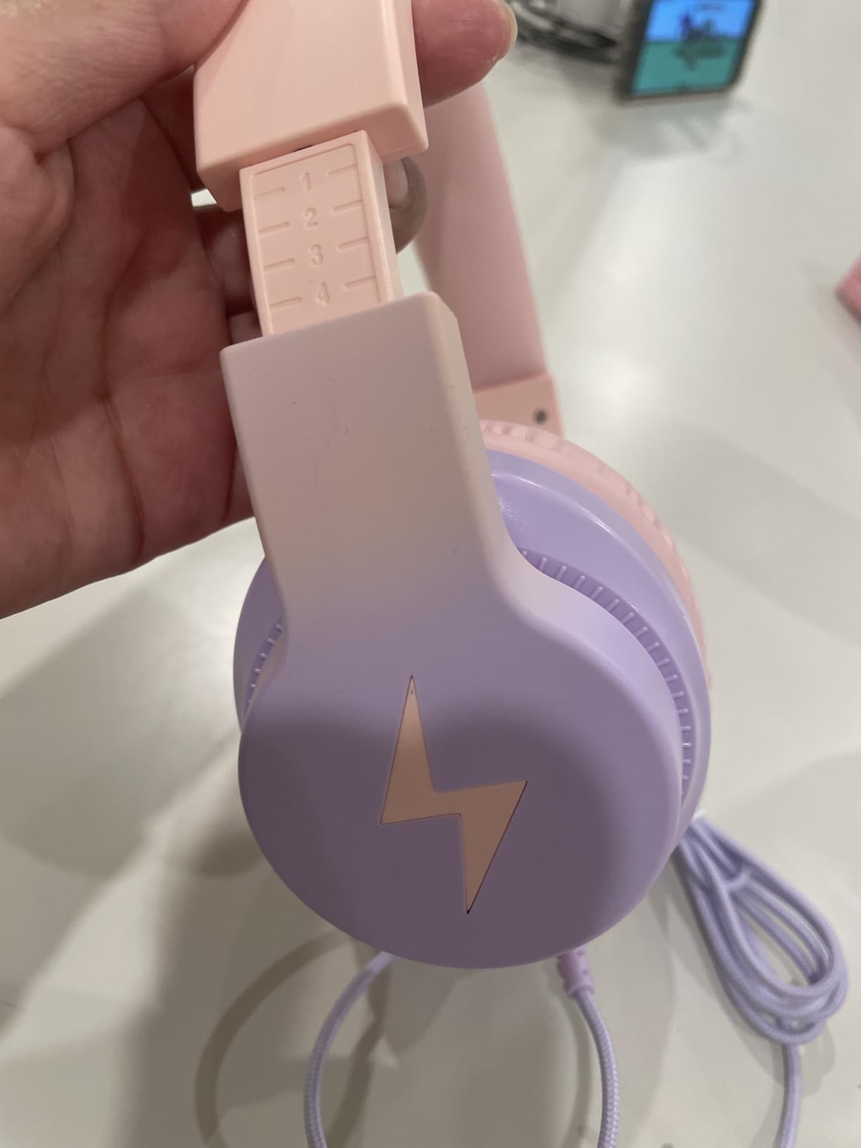 Candy Bila Wired Kids Headphones for School, Over-Ear for Boys Girls customer photo 2