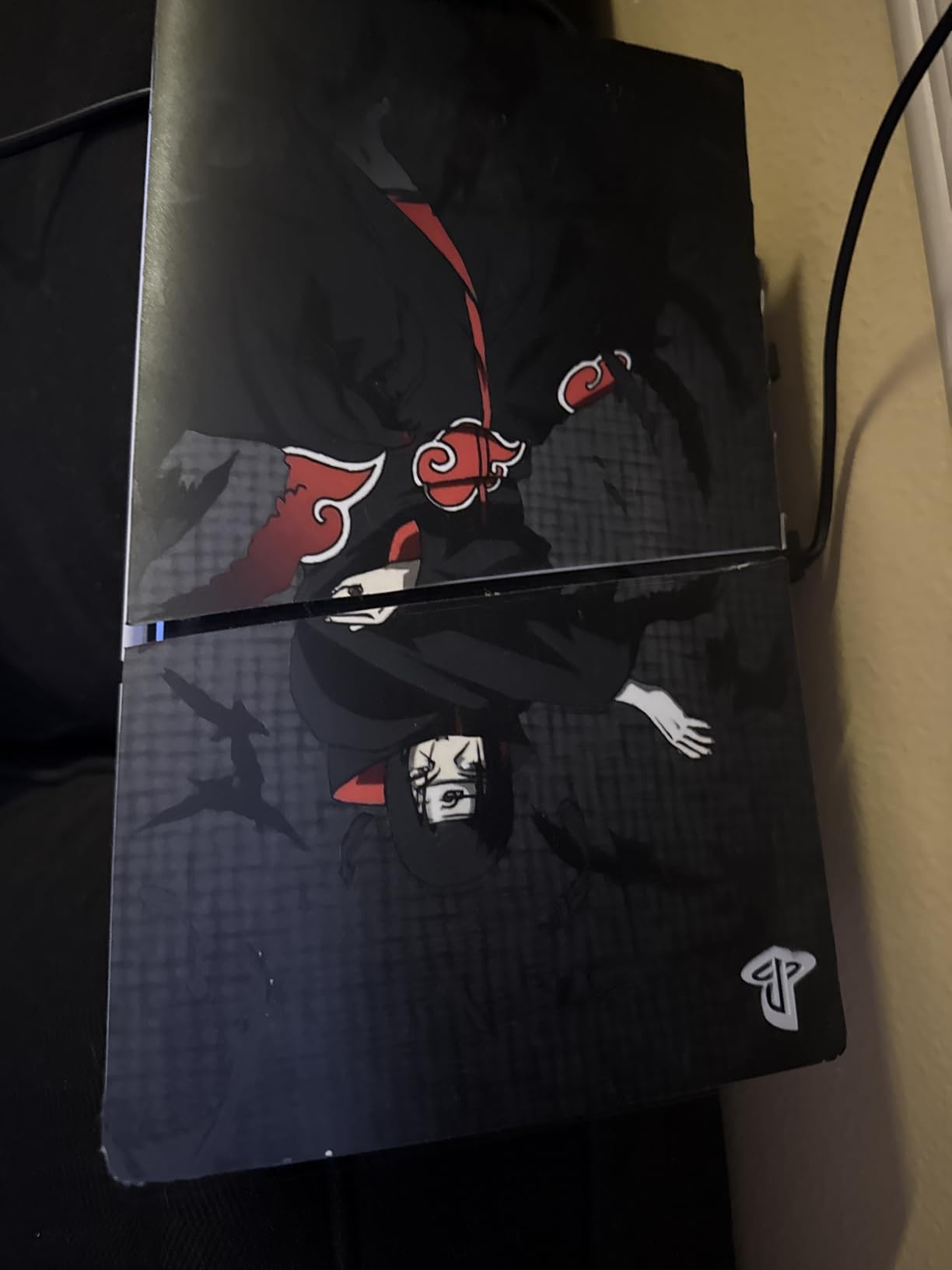 Anime PS5 Skins for Console Disc Version – Sturdy Vinyl Wrap Compatible with PS5 Disc Version | Durable, Fade-Resistant, Scratch-Resistant, Easy Installation, No-Residue Removal, Upgrade Your Console - Customer Photo 1