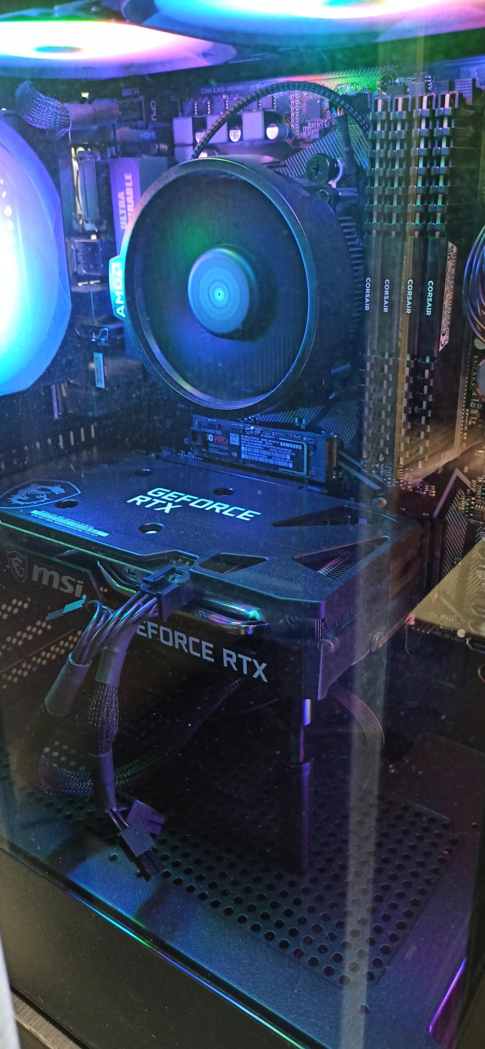 MSI Gaming GeForce RTX 3050 8GB GDRR6 Boost Clock: 1807 MHz 128-Bit HDMI/DP PCIe 4 Torx Twin Fans Ampere OC Graphics Card (RTX 3050 Ventus 2X XS 8G OC) - Customer Photo 2