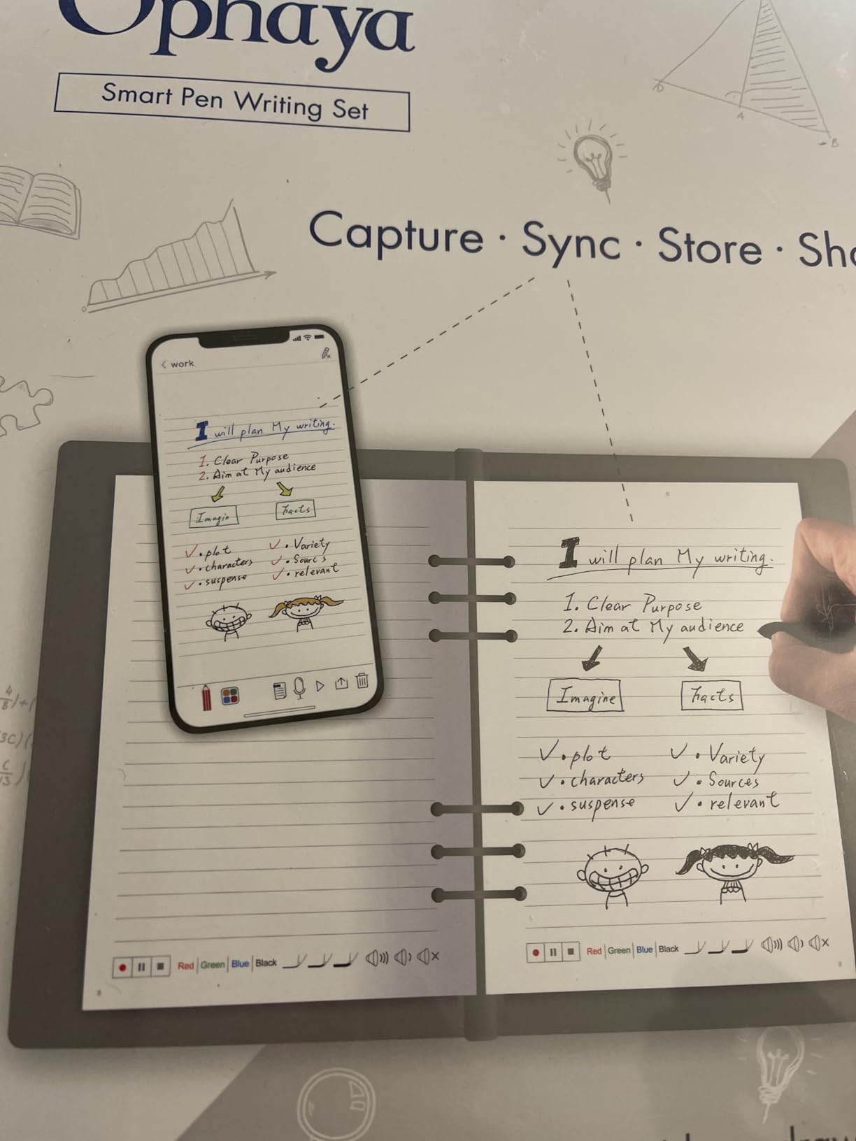 Smart Sync Pen for Note Taking with Notebook and Writing Board,Real-time Sync for Digitizing,Convert to Text,Storing,Sharing Paper Notes via APP on Smartphone/IPAD (Android and iOS) Customer Review Smart Sync Pen for Note Taking with Notebook and Writing Board,Real-time Sync for Digitizing,Convert to Text,Storing,Sharing Paper Notes via APP on Smartphone/IPAD (Android and iOS) - Customer Photo 4