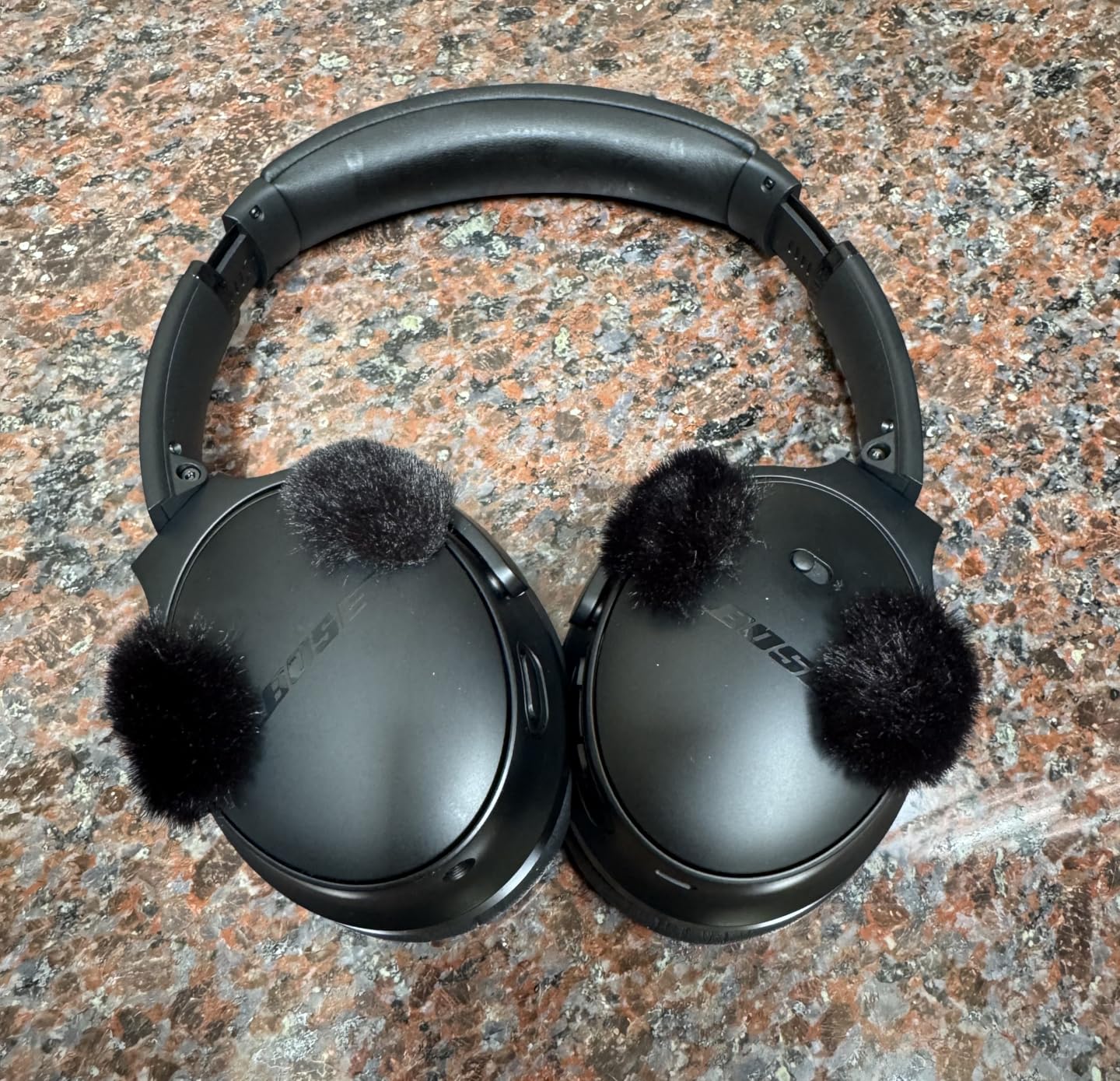 Bose QuietComfort Bluetooth Headphones, Wireless Headphones with Active Over Ear Noise Cancelling and Mic, Deep Bass, Up to 24 Hours of Playtime, Black - Customer Photo 5