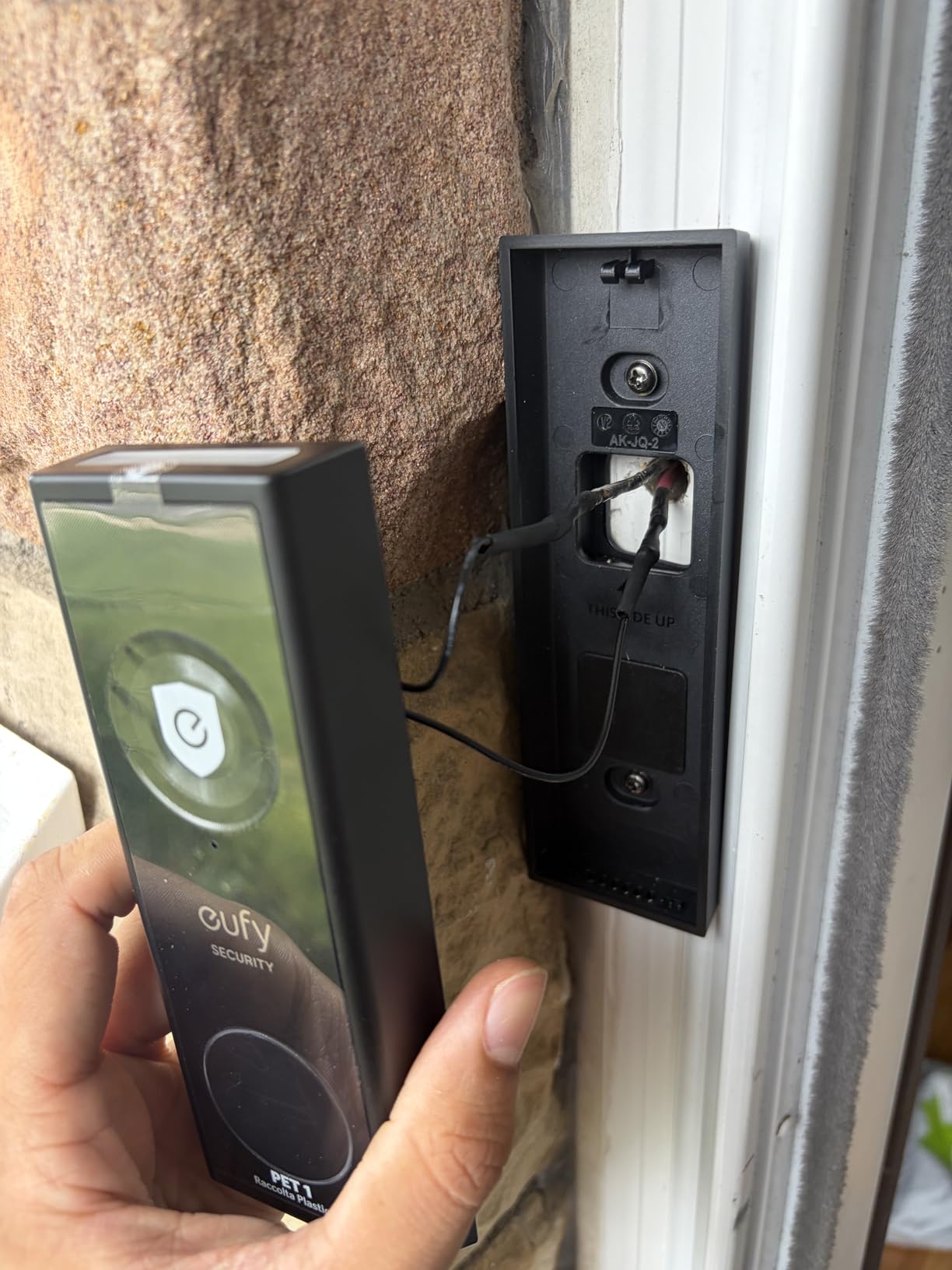 eufy Security Video Doorbell E340, Dual Cameras, 2K FHD | No subscription, head-to-toe view, wireless or wired, color night vision, two-way talk, AI motion/package detection, 8GB customer photo 2